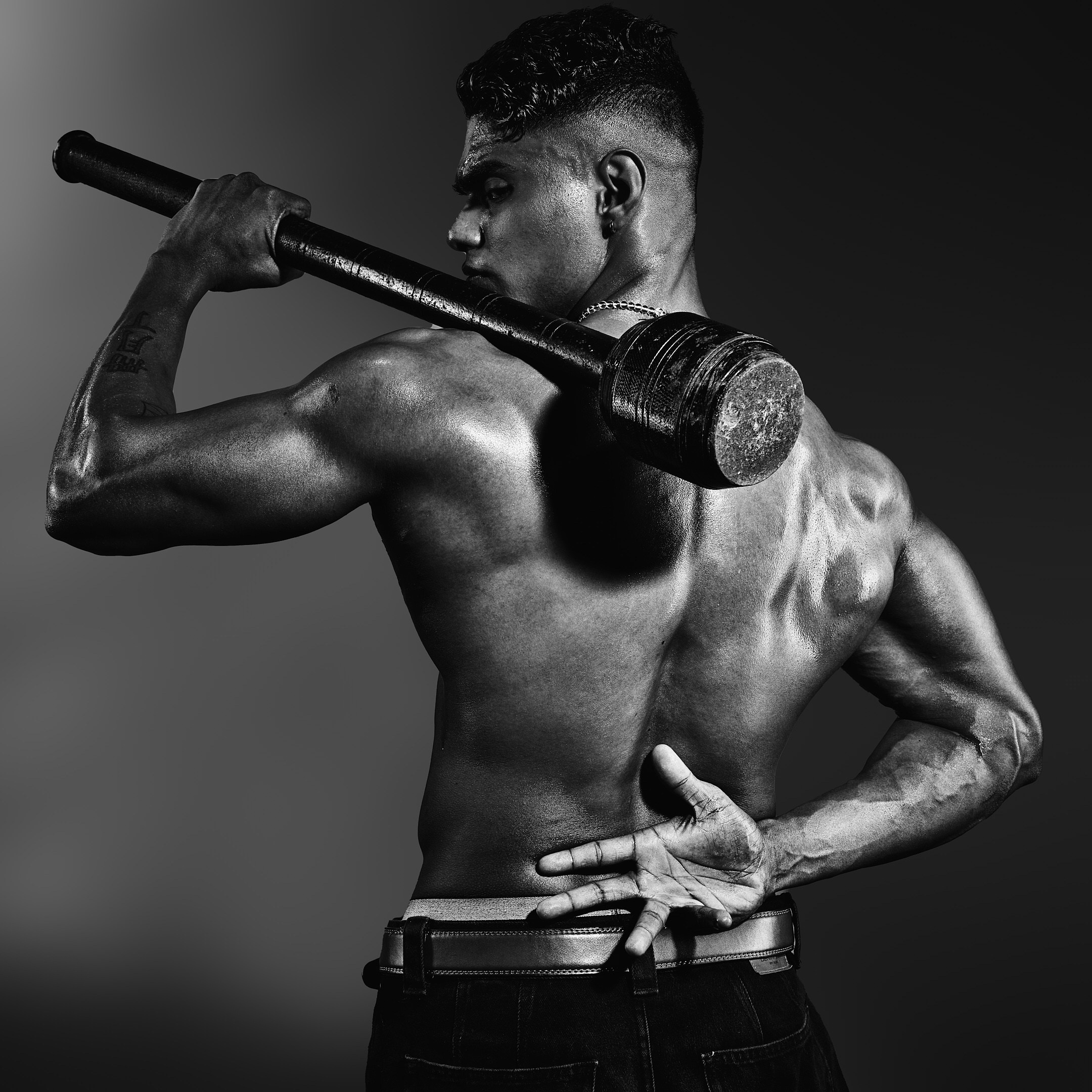Bodybuilding Fitness Portrait in Chennai