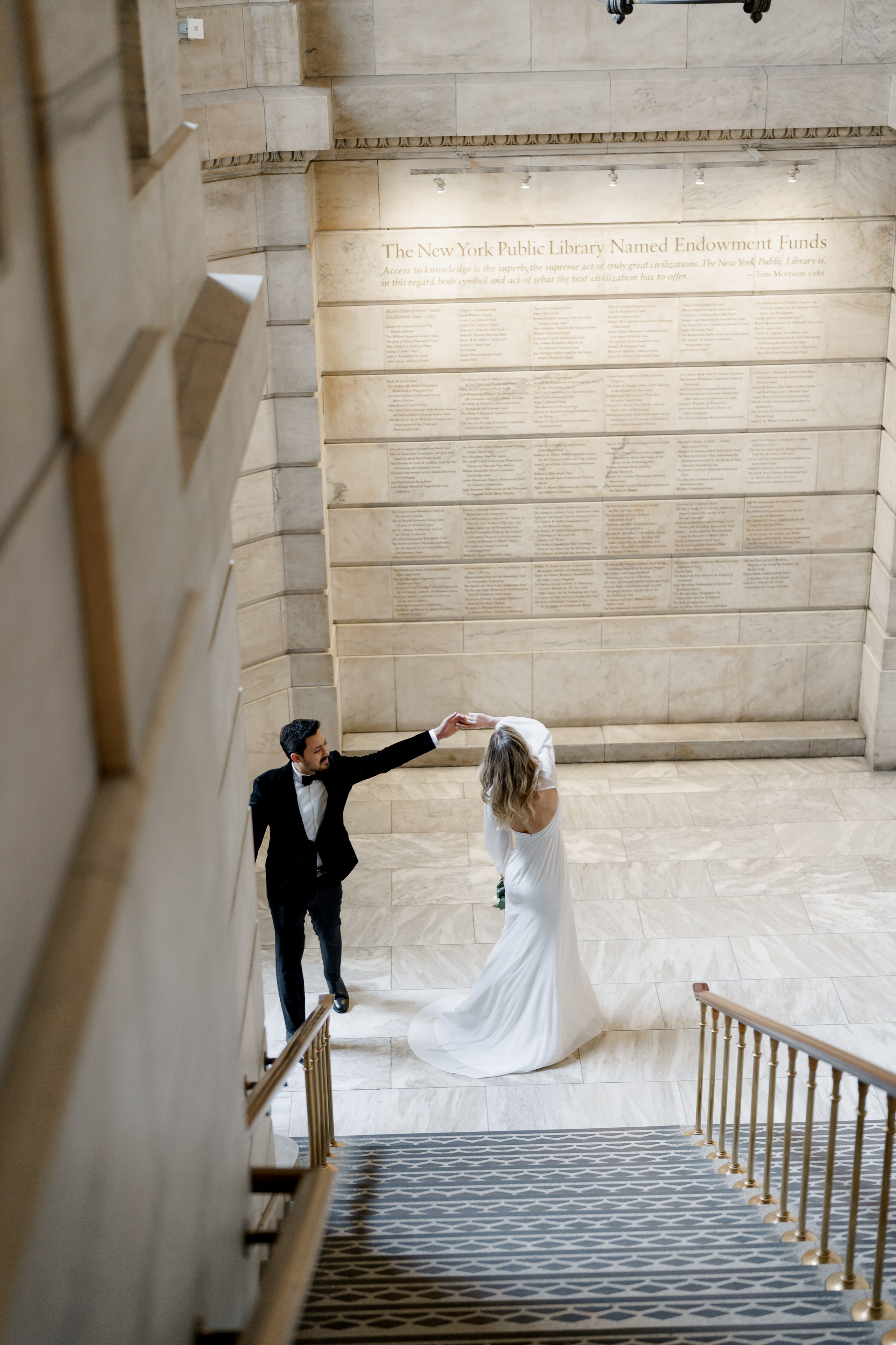 Caroline and Brendan’s Museum MET and Library Engagement Shoot. Wedding photographer and videographer New York | New Jersey