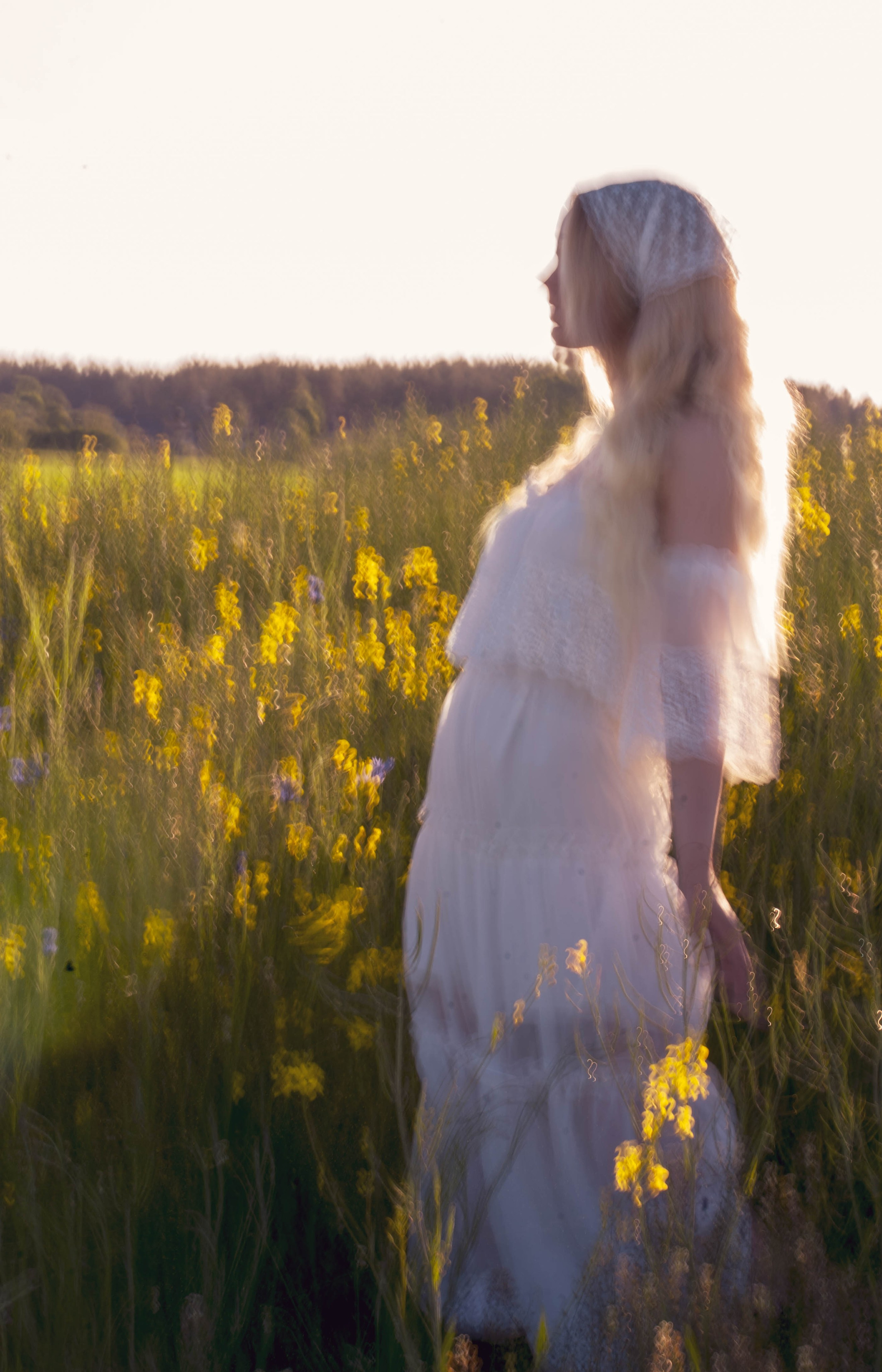 Rapsų laukai su Egle. Fotografija — Olga Bojarin