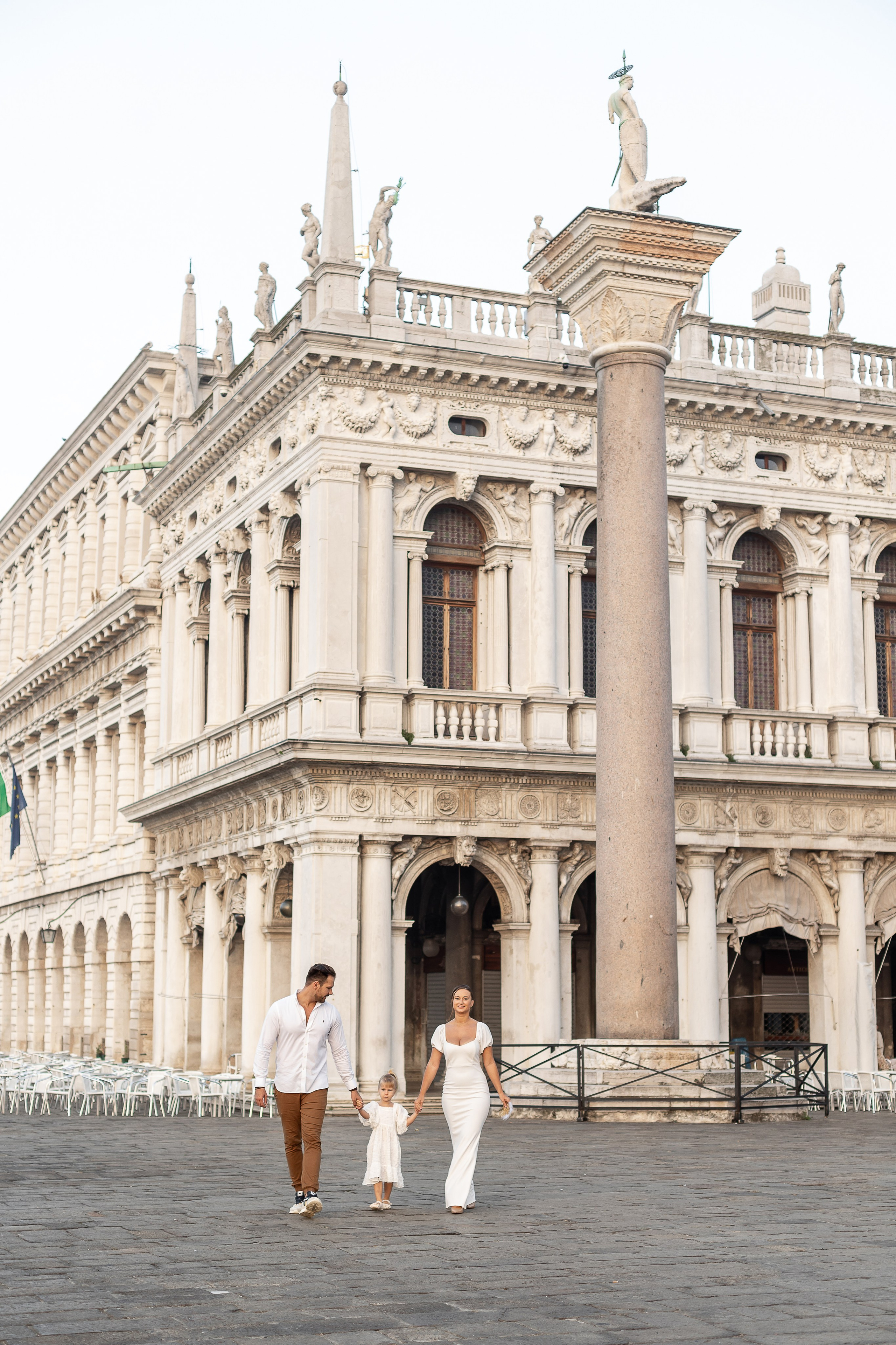 Emi and family at sunset