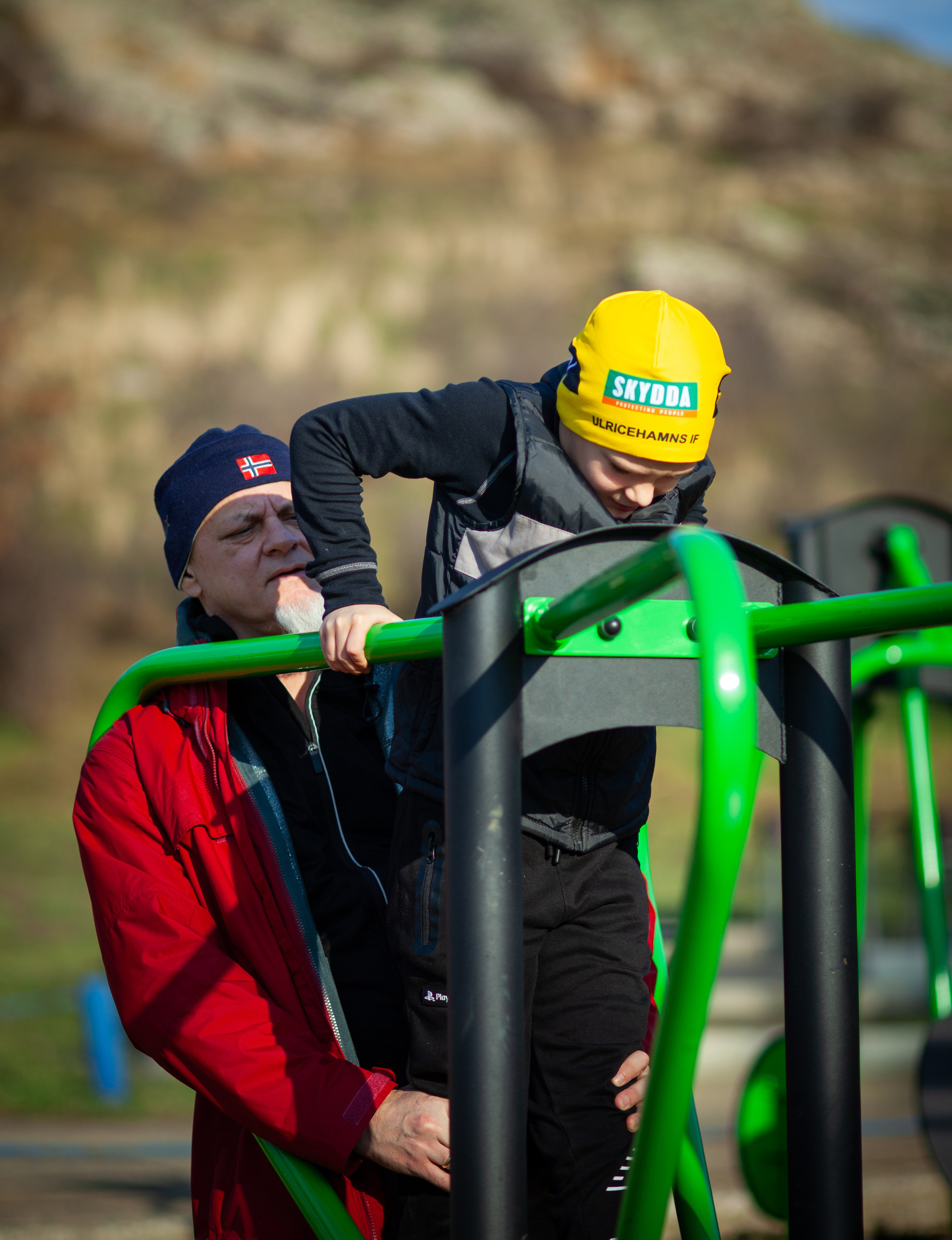 Мішка на тренируванні