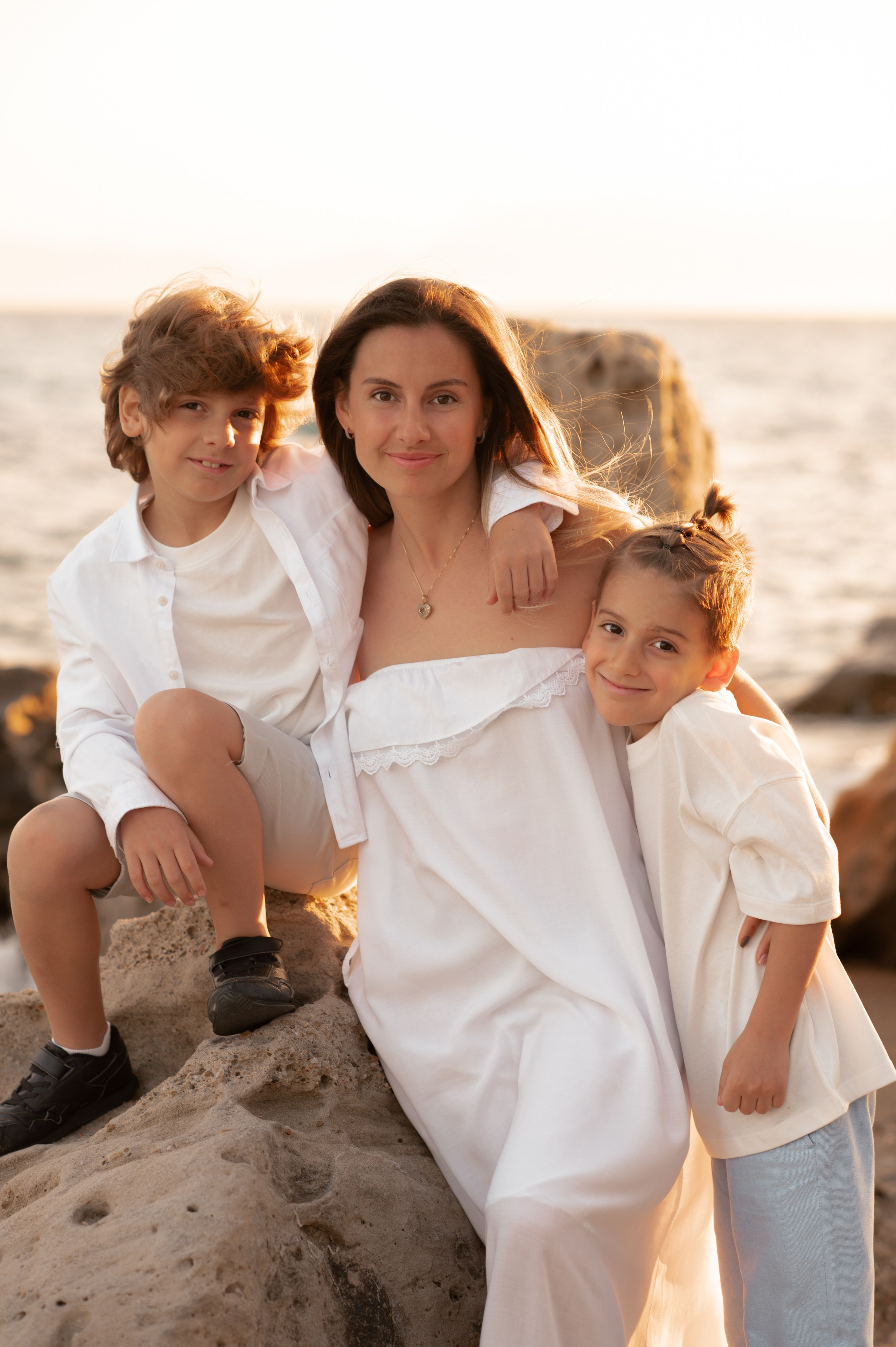 Family Sunset Beach. Семейная, детская, портретная и предметная фотосъемка в Салониках