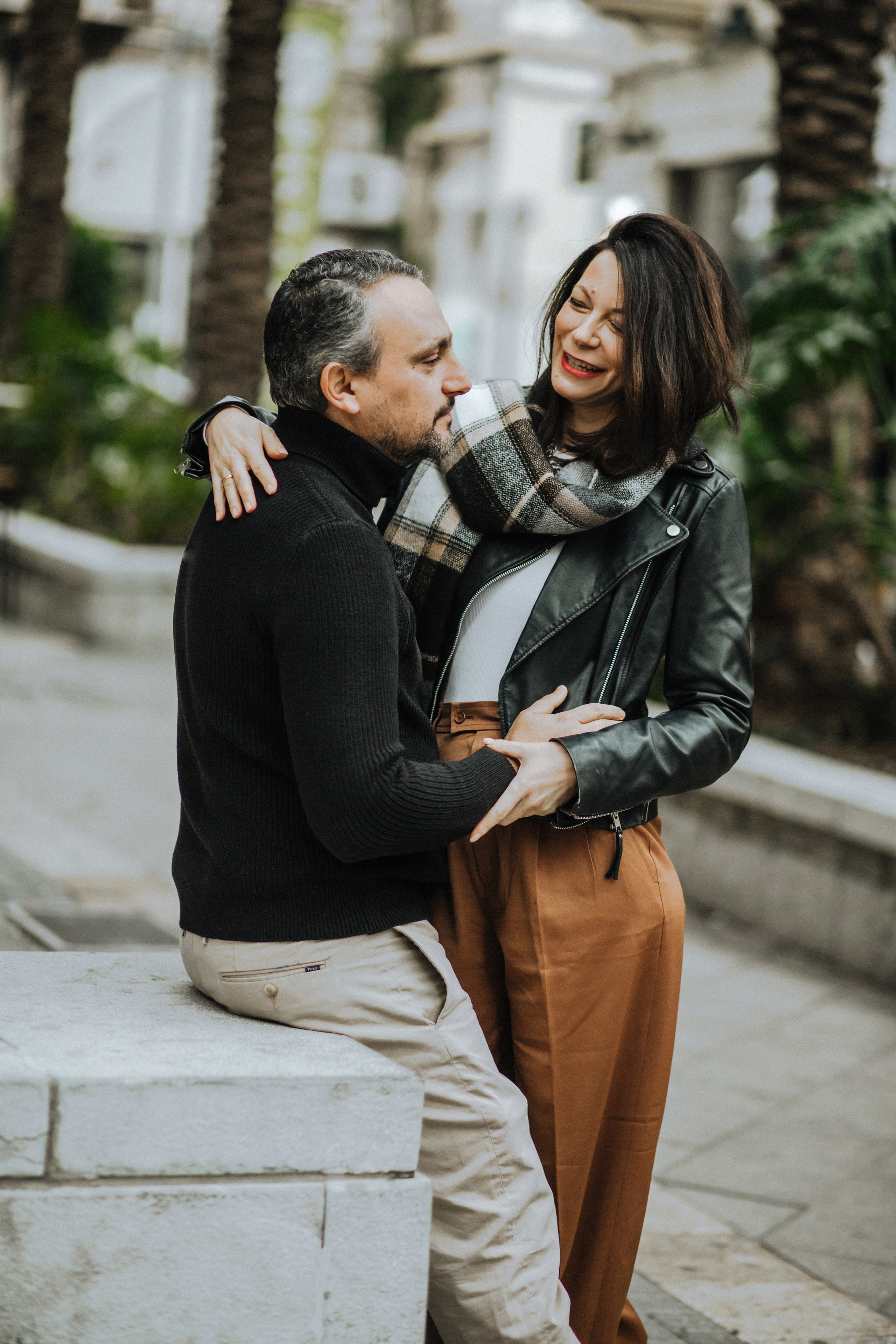 Valentines Day in Downtown Haifa. Family photographer in Israel