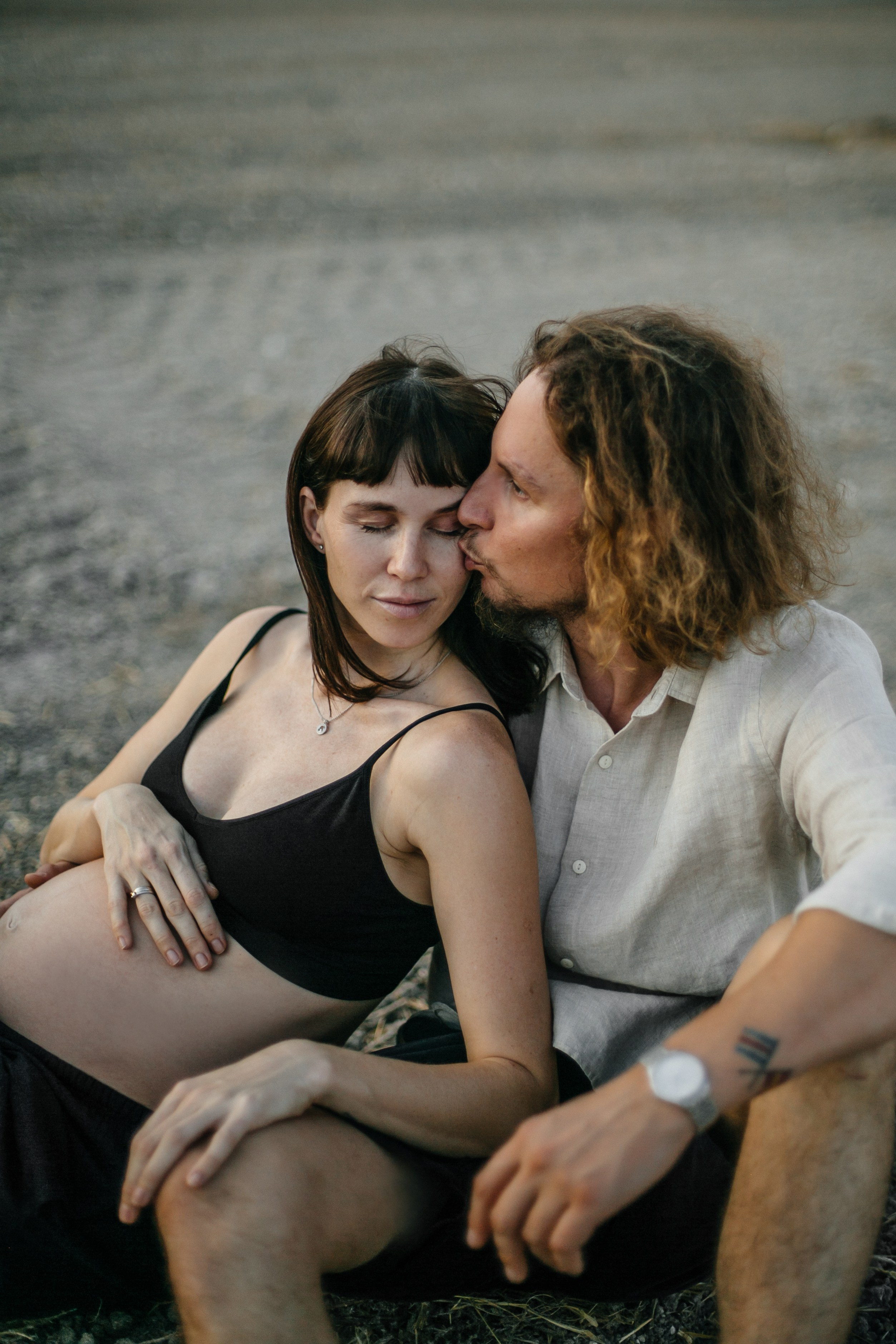 Kiryat Tivon field. Family photographer in Israel