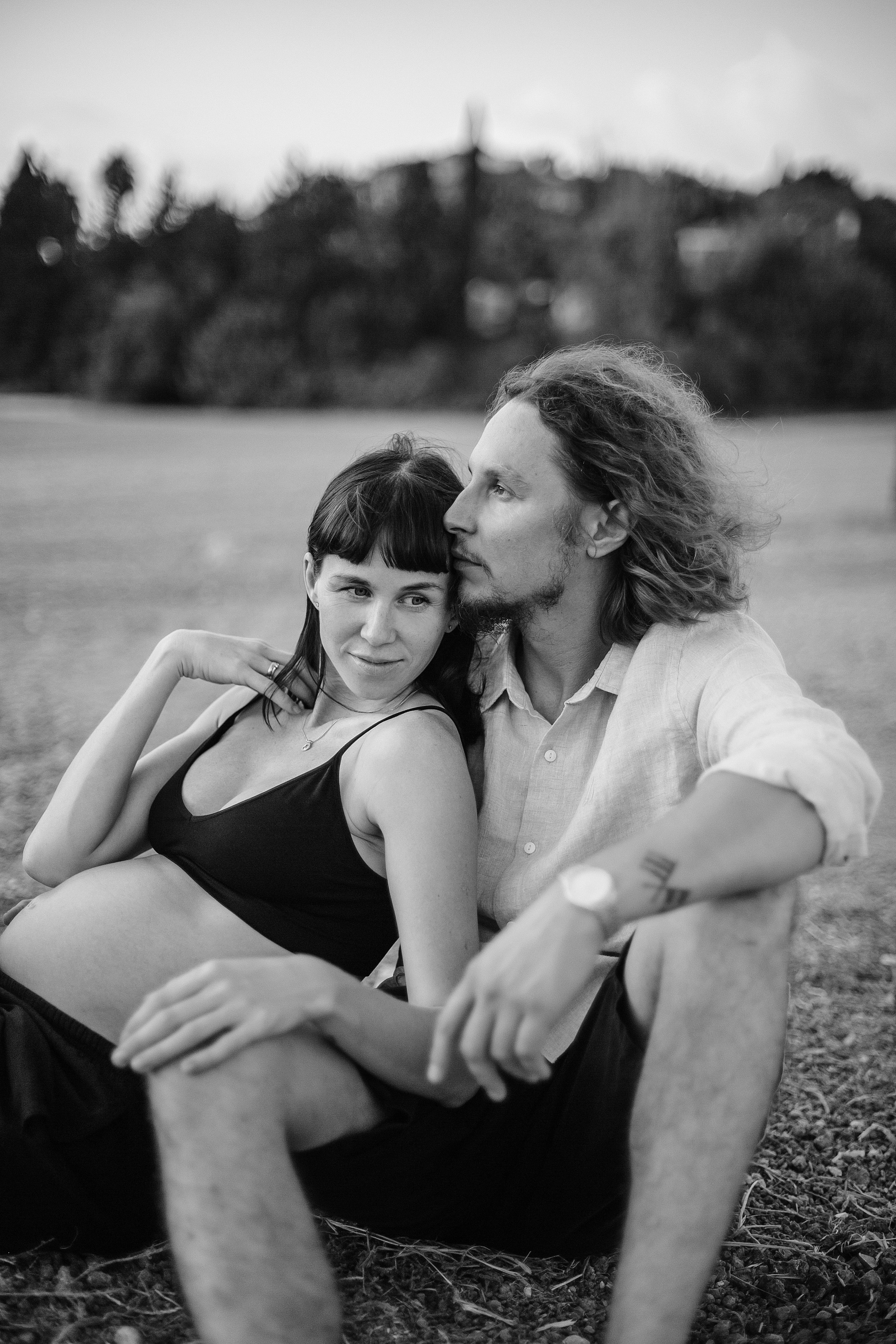 Kiryat Tivon field. Family photographer in Israel