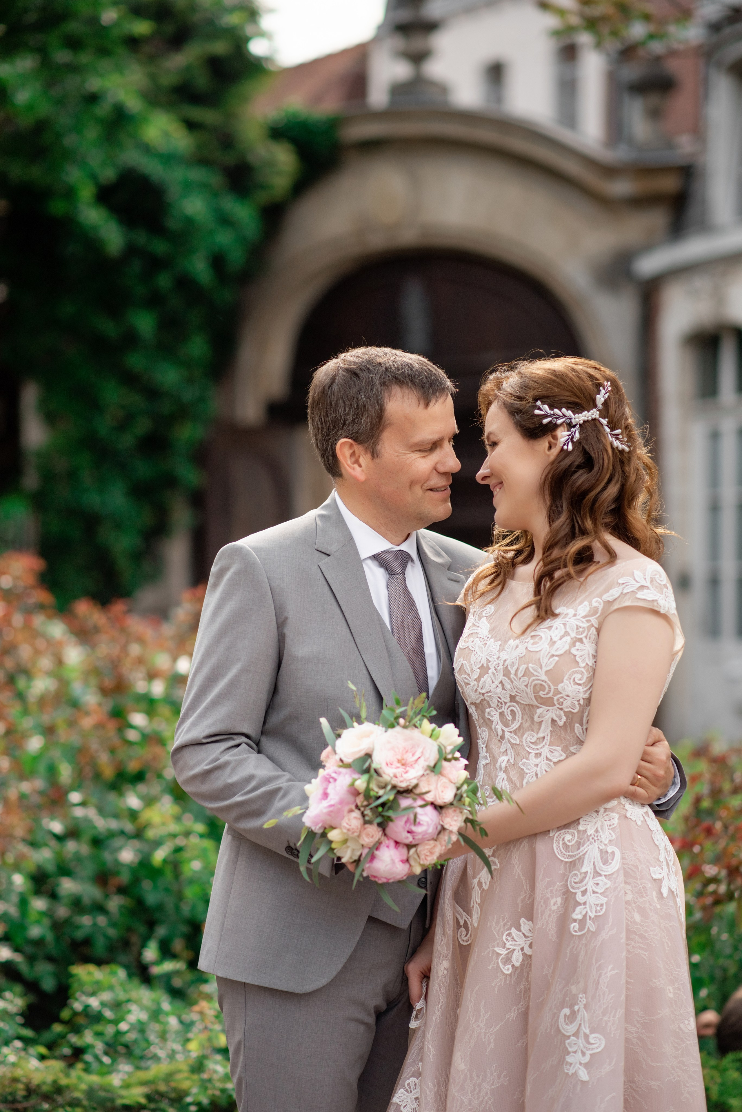 Couple marié à l’hôtel de Paris Monaco