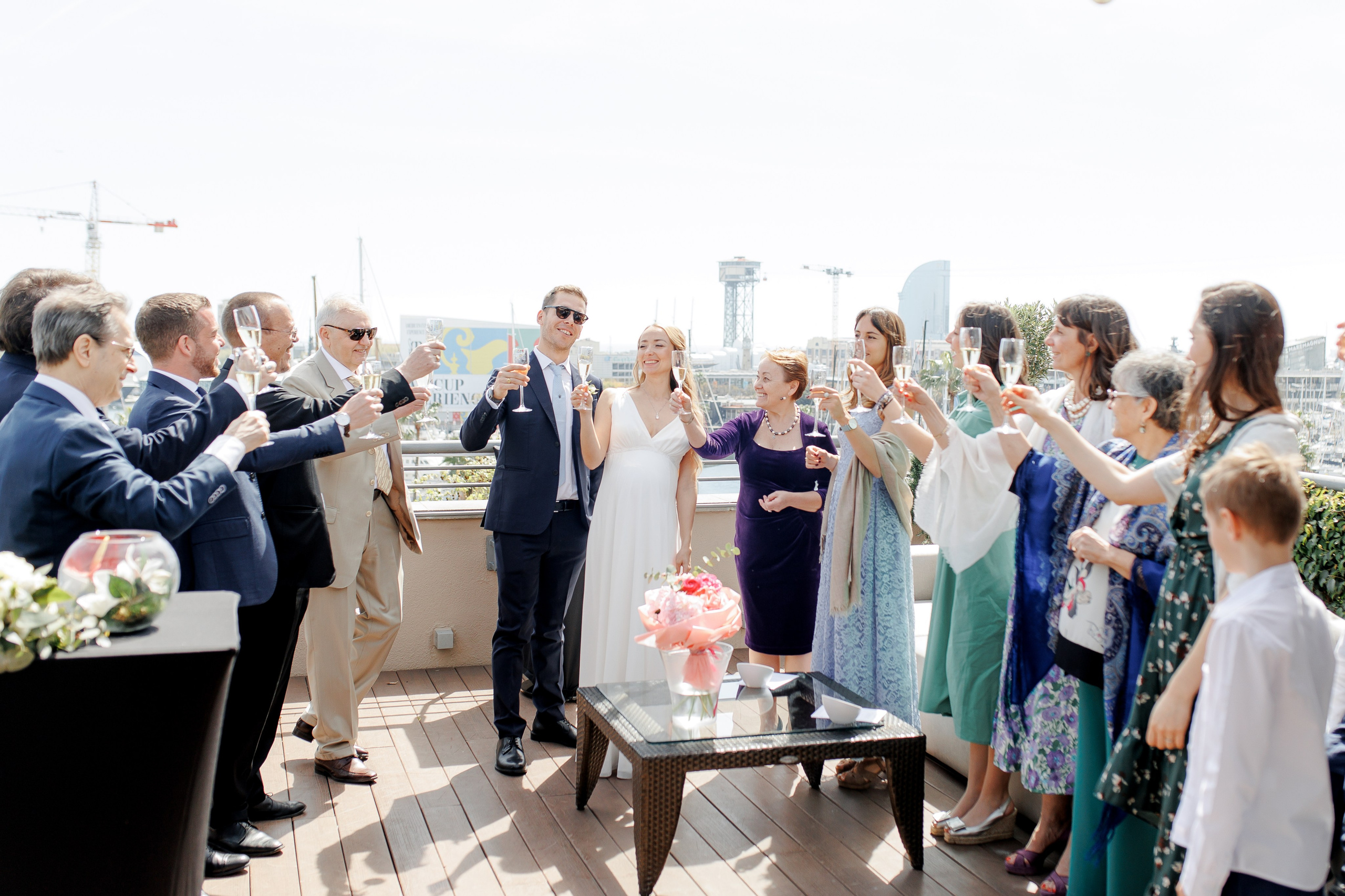 Katy & Tomm, City Wedding. Wedding Photographer in Barcelona Lana Alekhina