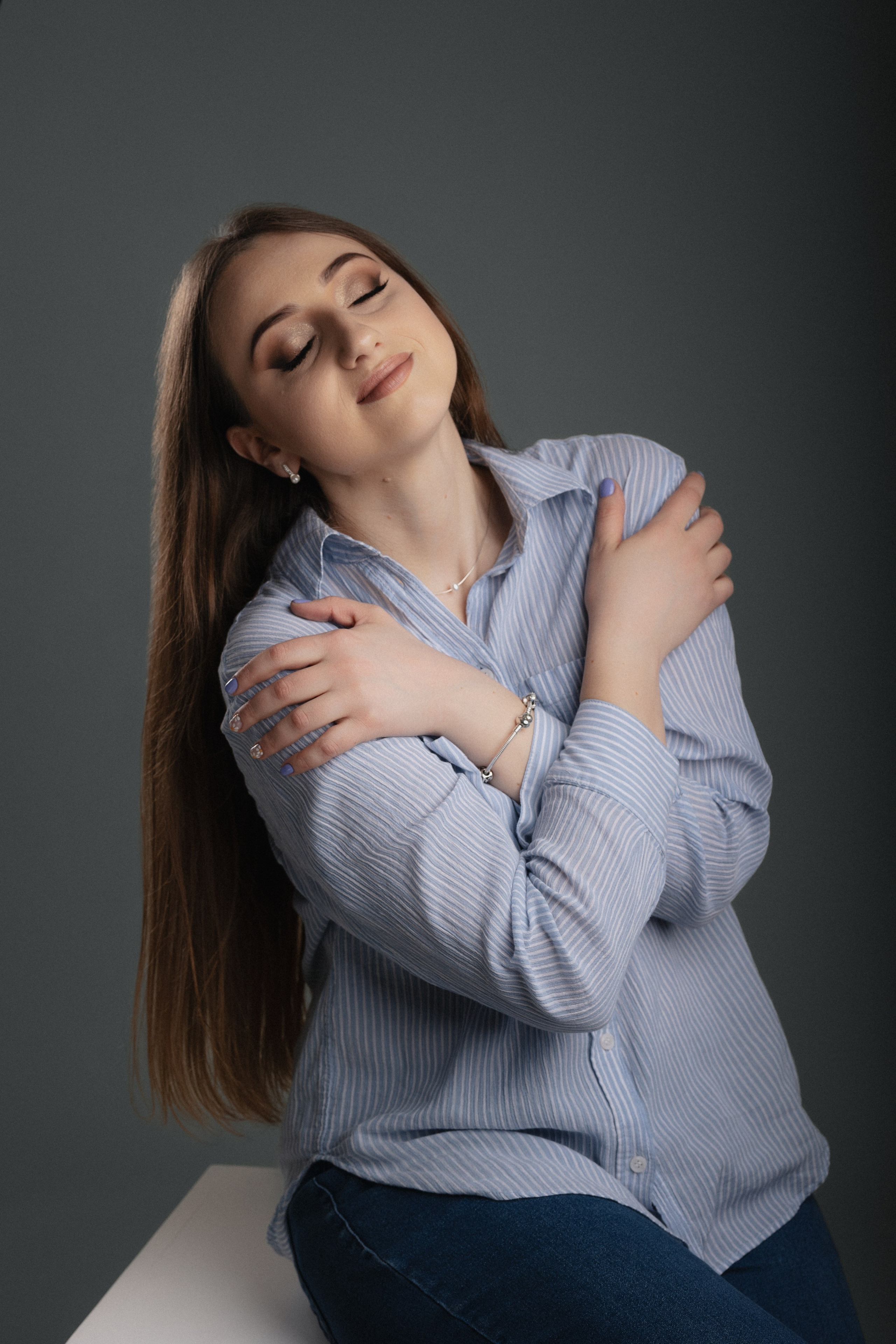 Viktorijos asmeninė fotosesija fotostudijoje Marijampolėje