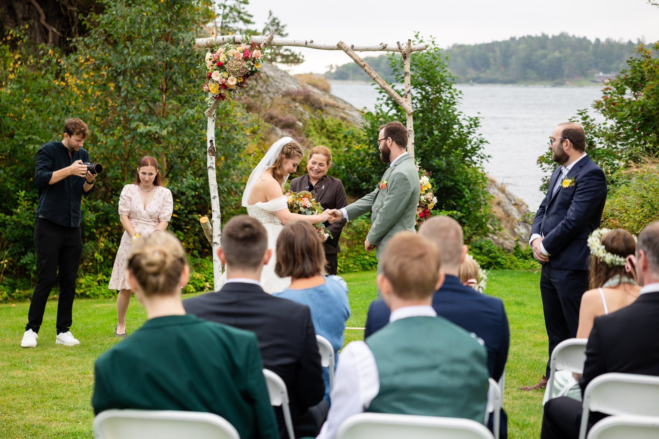 Bryllupsfotografering på Tromøya i Arendal. Bryllupsfotograf i Oslo og Rogaland — Meisal Media