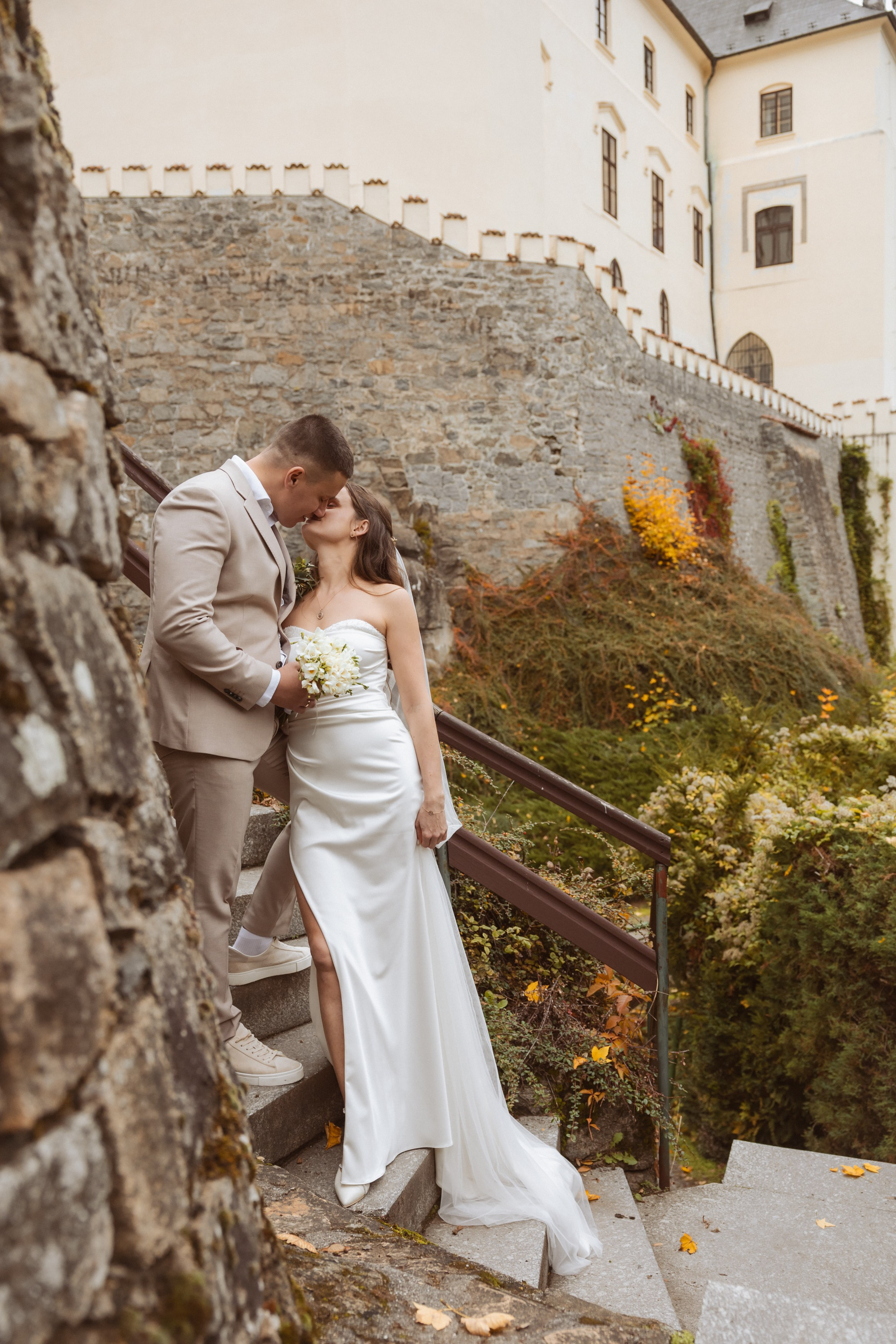 svatební fotograf Tábor portréty novomanželů
