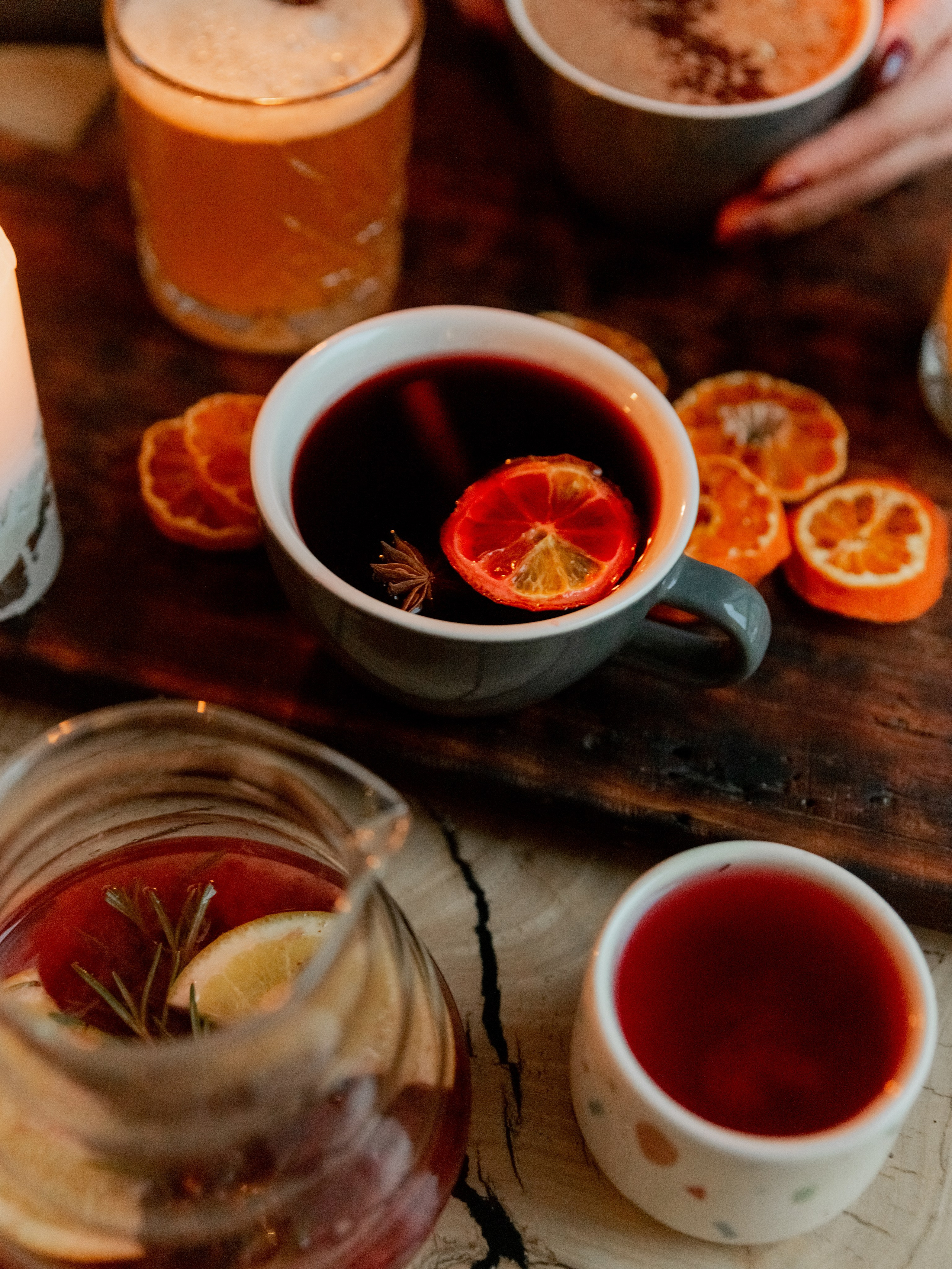 Kootyata coffee shop. Christmas menu. Photographer Vladmir Gladkov