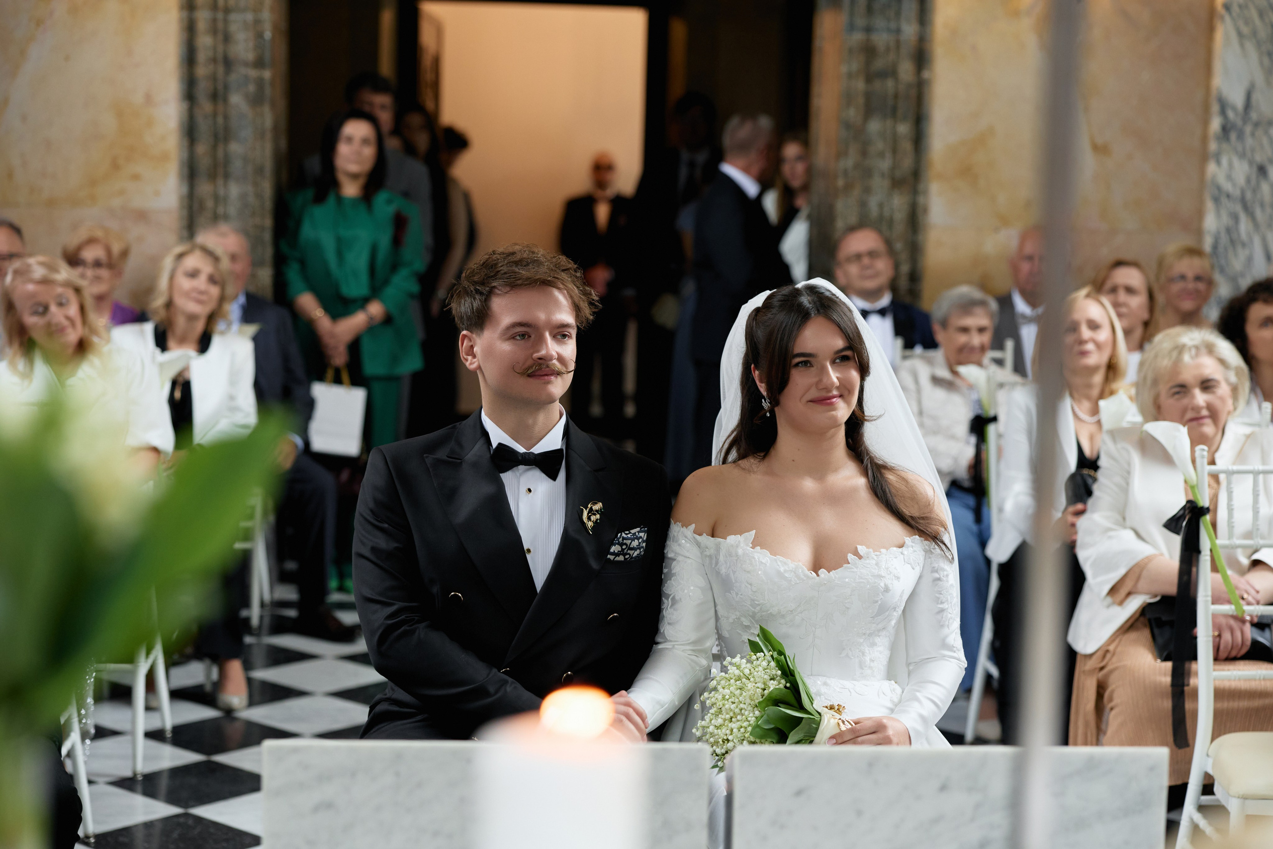 Wiktoria & Kacper. Pałac Goetz. Fotograf ślubny i rodzinny w Krakowie Yana Klymova