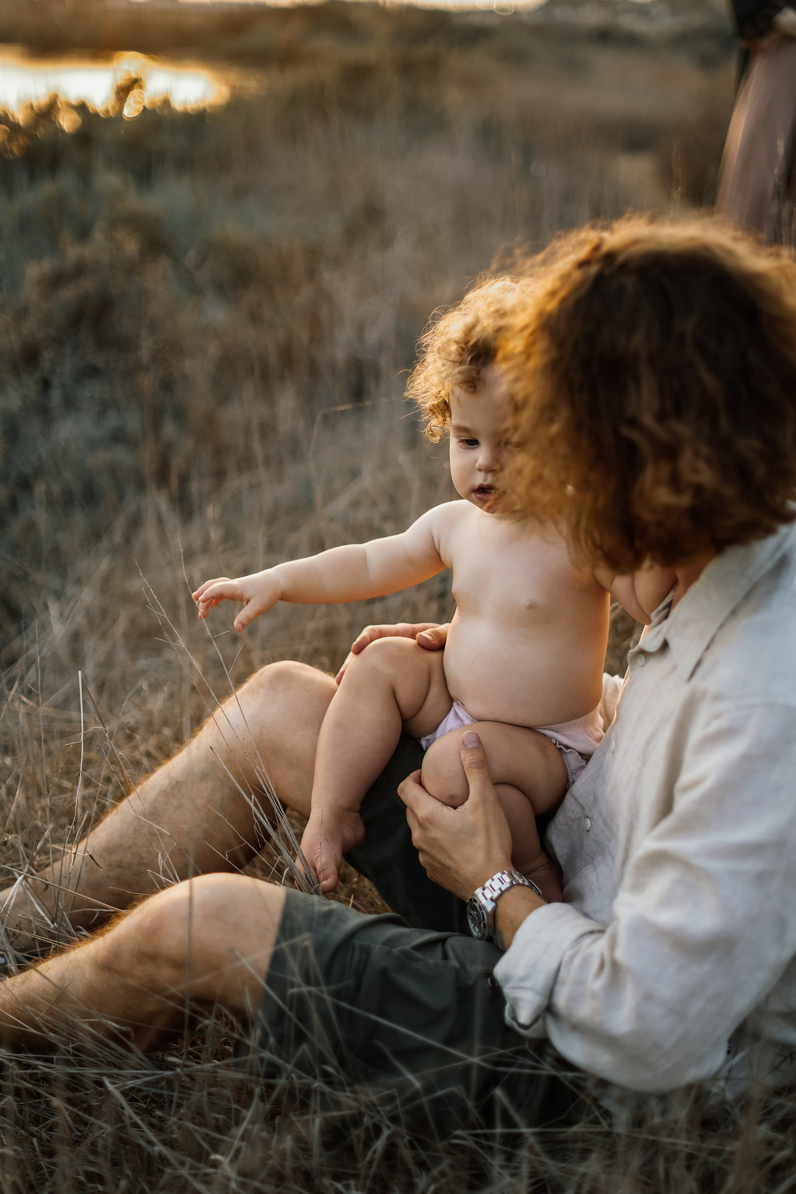 Little curls in Atlit. Family photographer in Israel