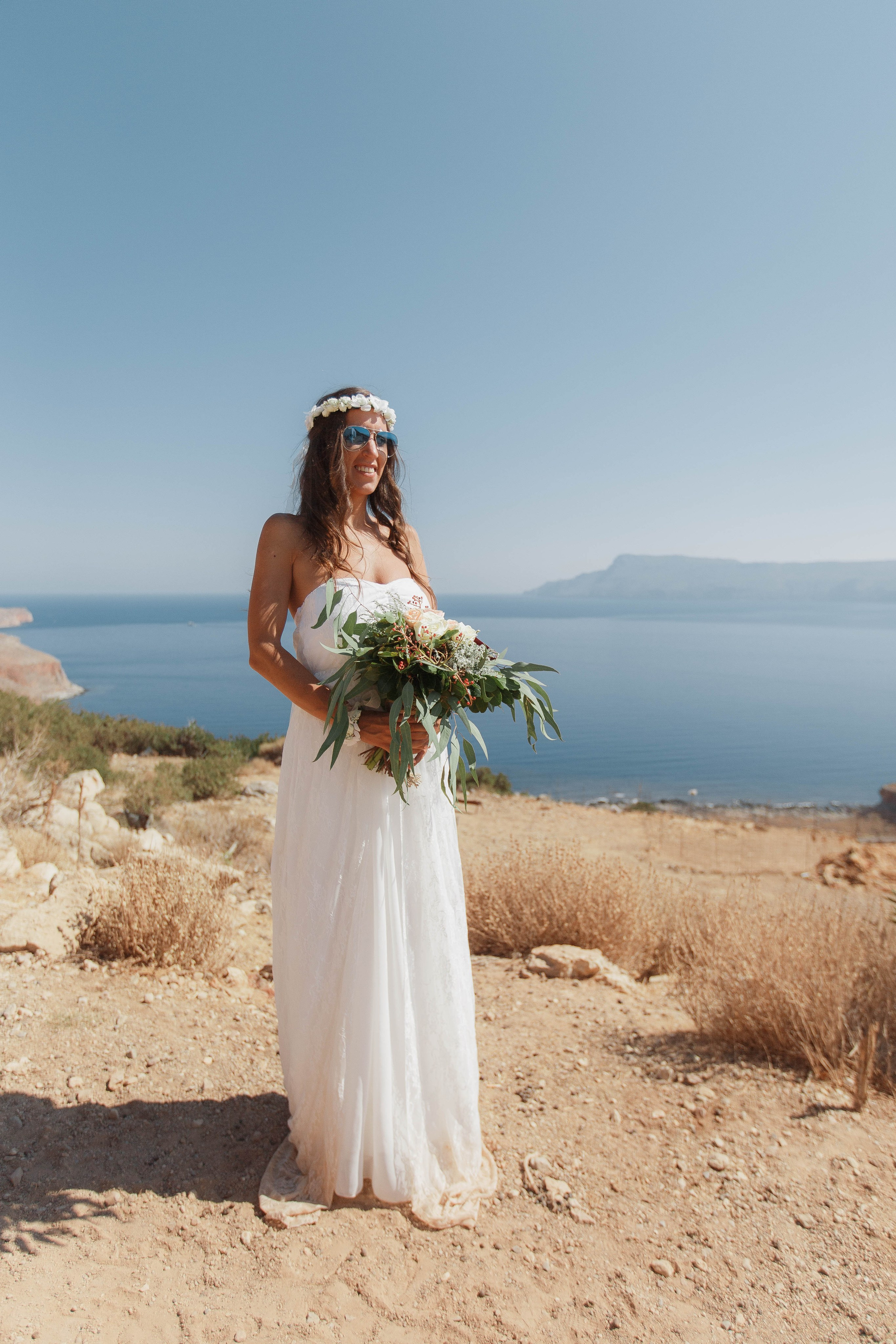 Marino & Steffi, Crete. Denny Savon — Photographer in Santorini | Weddings, Love Stories & Flying Dress