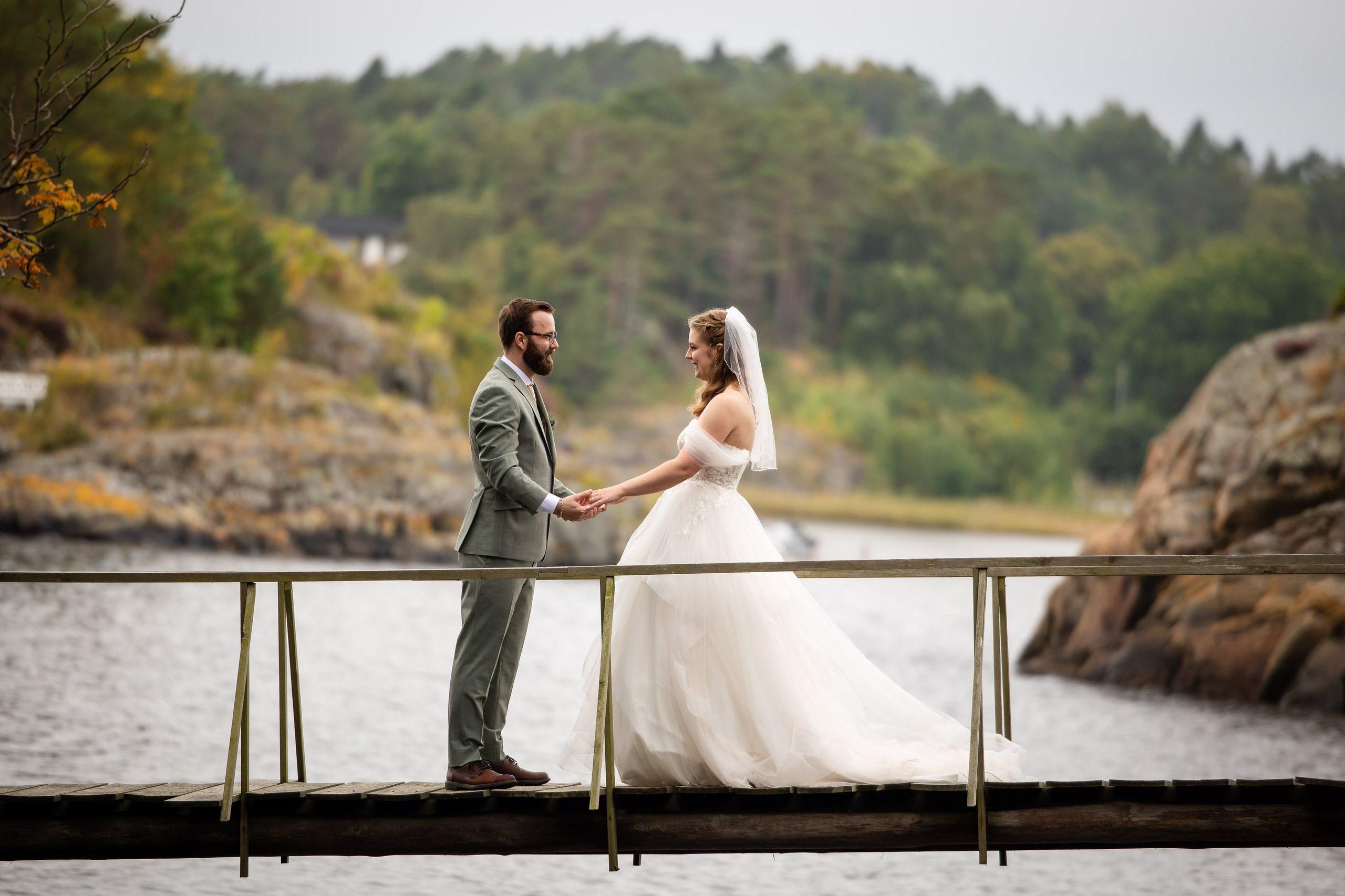Bryllupsfotografering på Tromøya i Arendal. Bryllupsfotograf i Oslo og Rogaland — Meisal Media