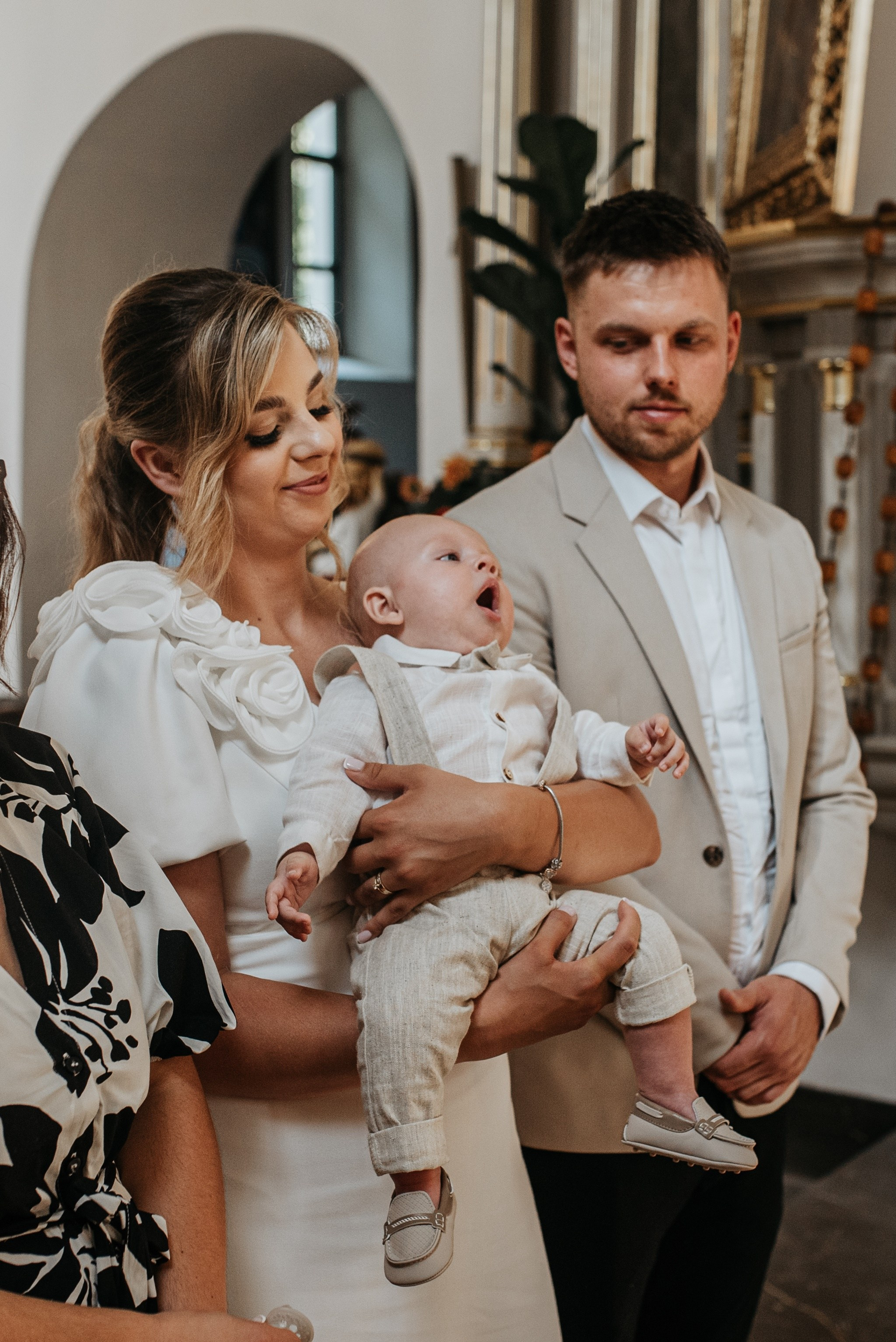 Chrzest Św. Jasia. Dominika Strachacka Fotografia | Fotograf ślubny i rodzinny Opole Lubelskie Lublin