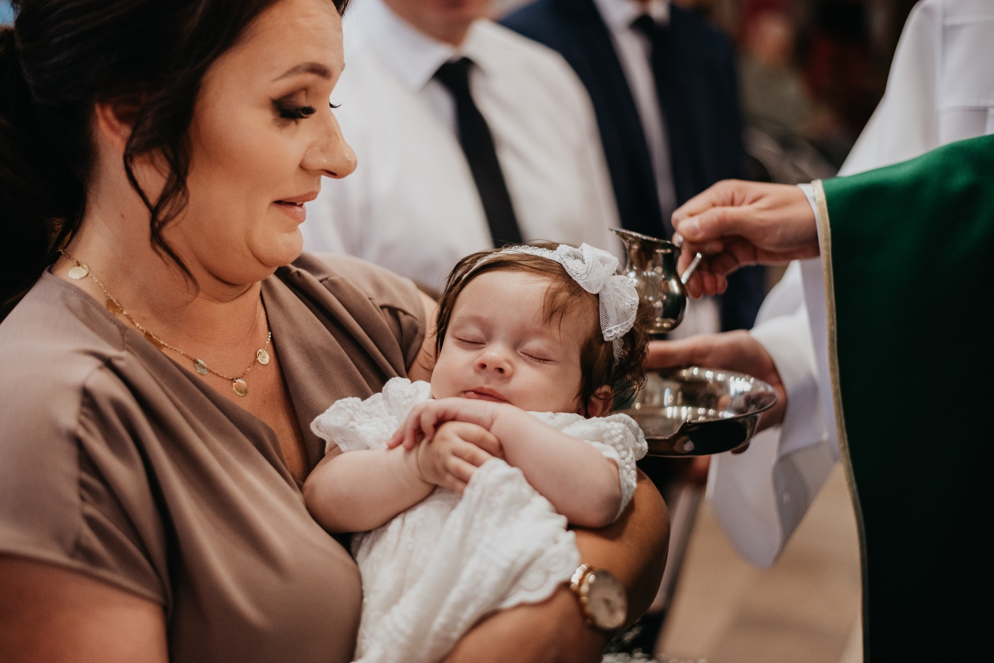 Chrzest Święty Klary. Dominika Strachacka Fotografia | Fotograf ślubny i rodzinny Opole Lubelskie Lublin