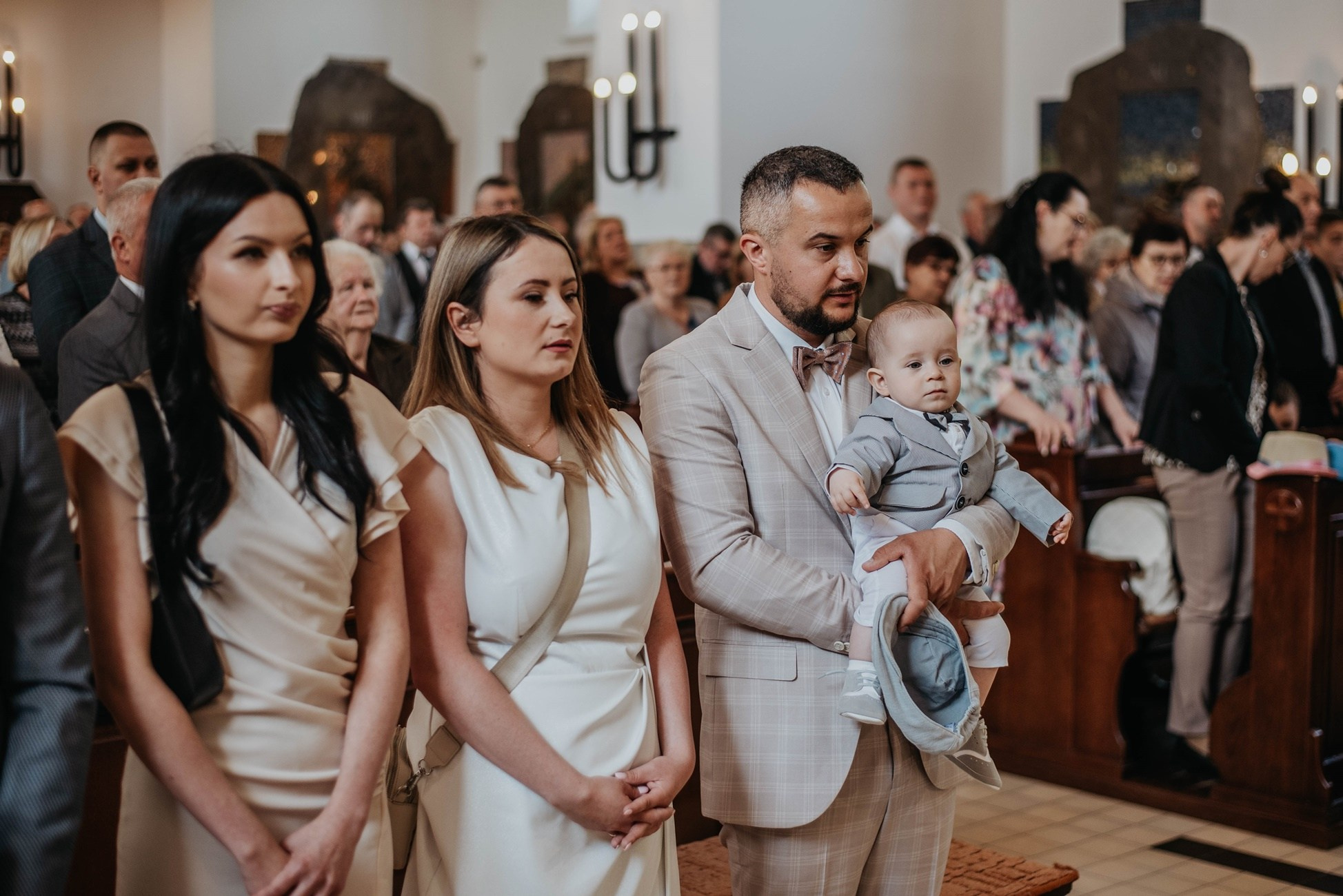 Chrzest Święty Leosia. Dominika Strachacka Fotografia | Fotograf ślubny i rodzinny Opole Lubelskie Lublin