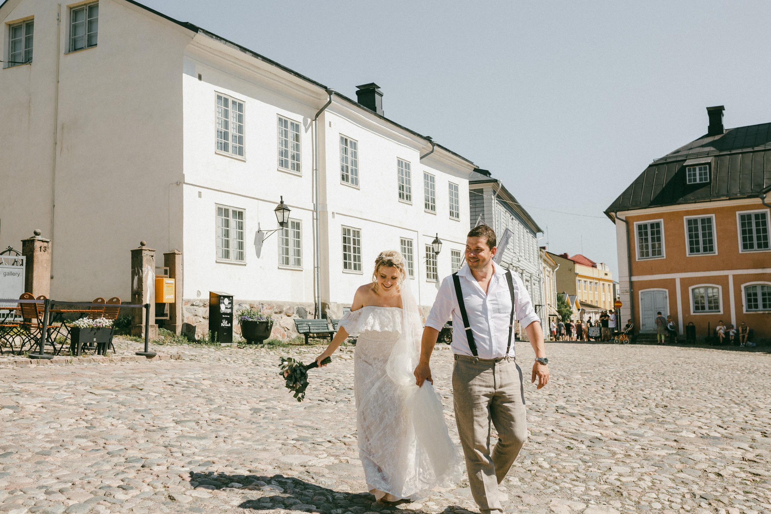 прогулка молодоженов