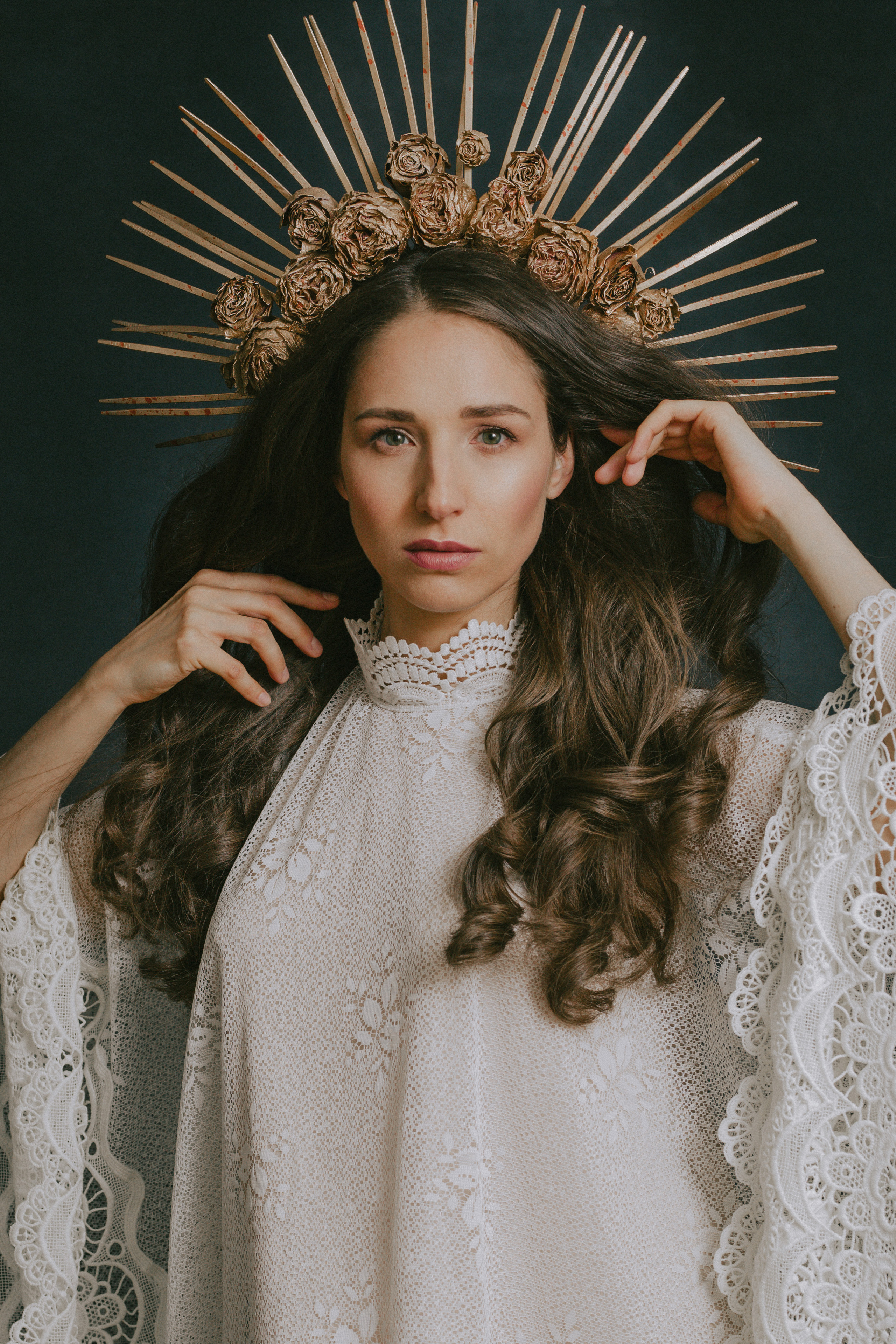 kuvaus projekti "Goddest" . Idea, stailaus, valokuvaus, kuvan editointi: Elena Liseytseva