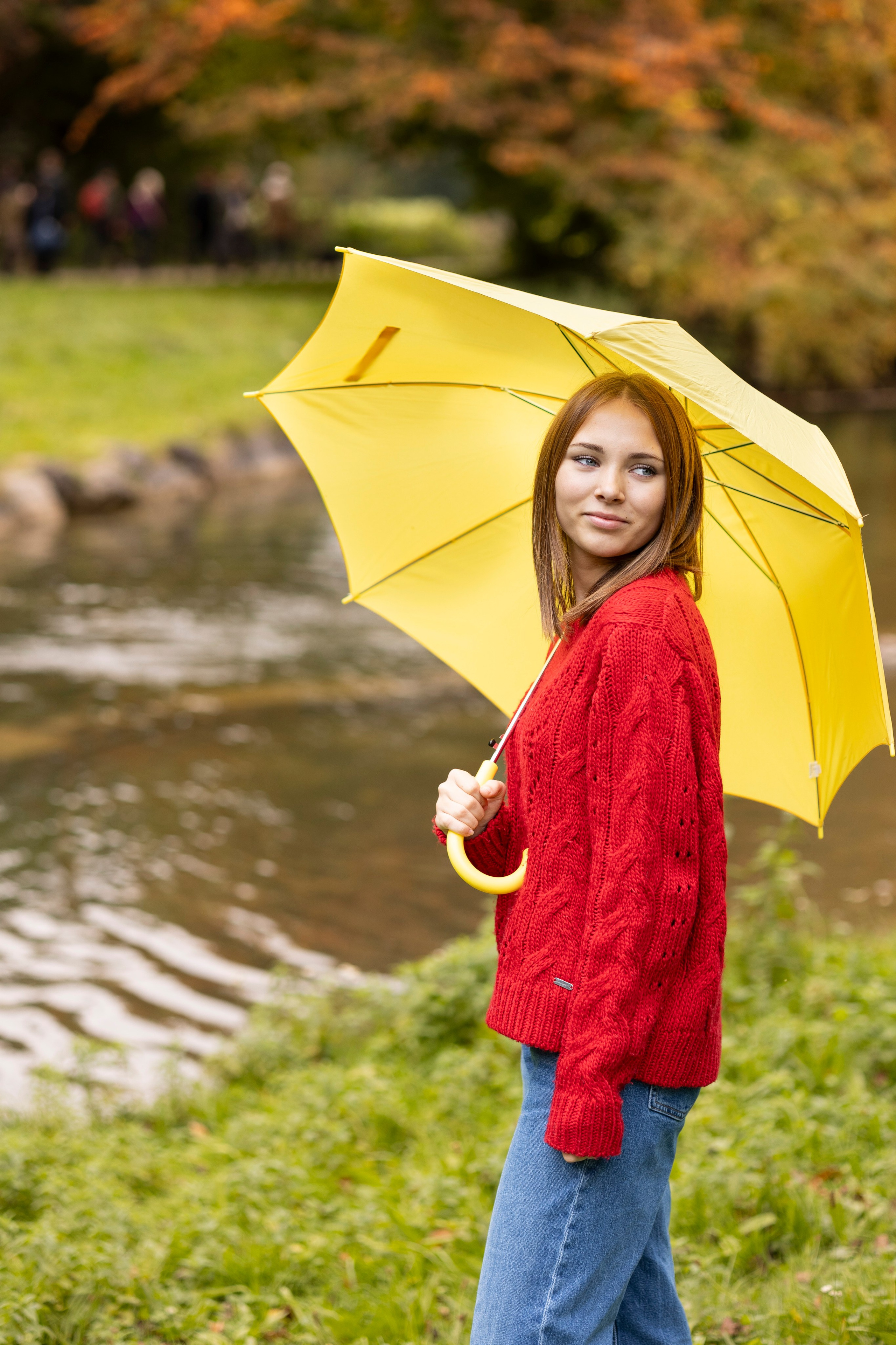 Autumn. Photographer in Munich
