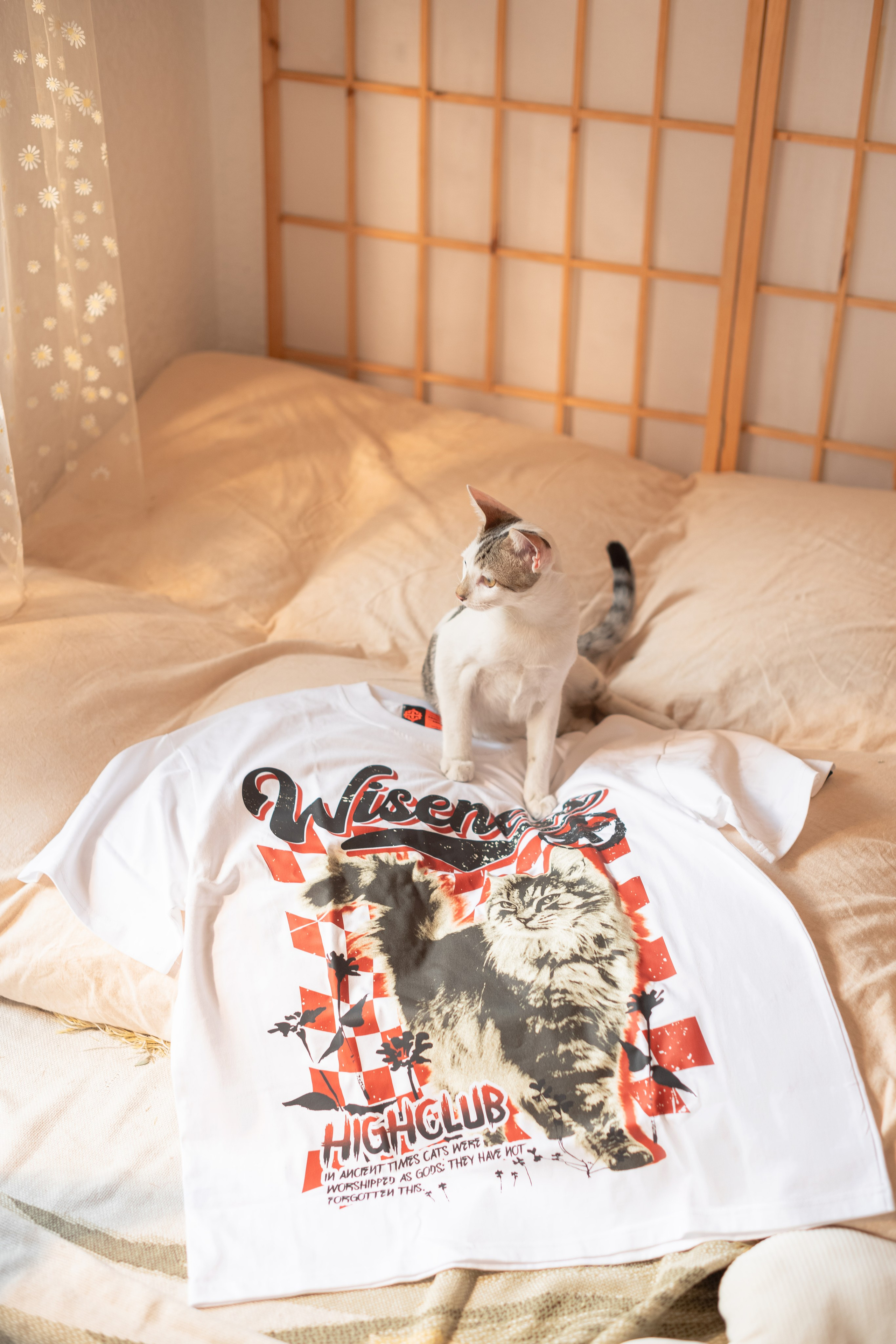 HIGHCLUB Cat Tshirt/ Bag. FINE ART PHOTOGRAPHY
