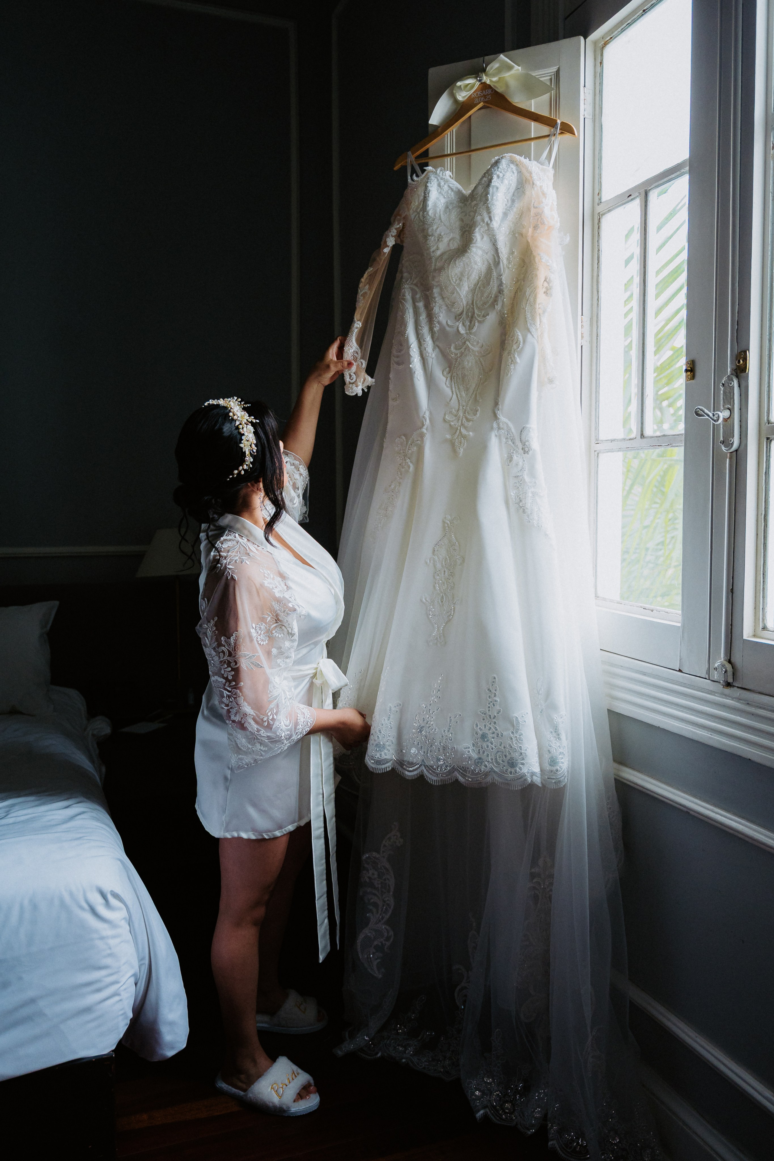 Perspectiva de la novia. Fotógrafo de Bodas en Lima | Ronhy Altamirano. Fotografía narrativa y cinematográfica para bodas, quinceañeras y eventos exclusivos