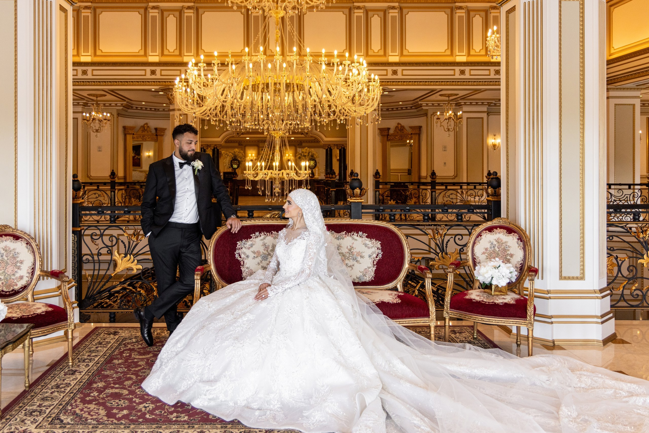 Razan and Ahmed, The Legacy Castle, New Jersey. Wedding Photo & Video