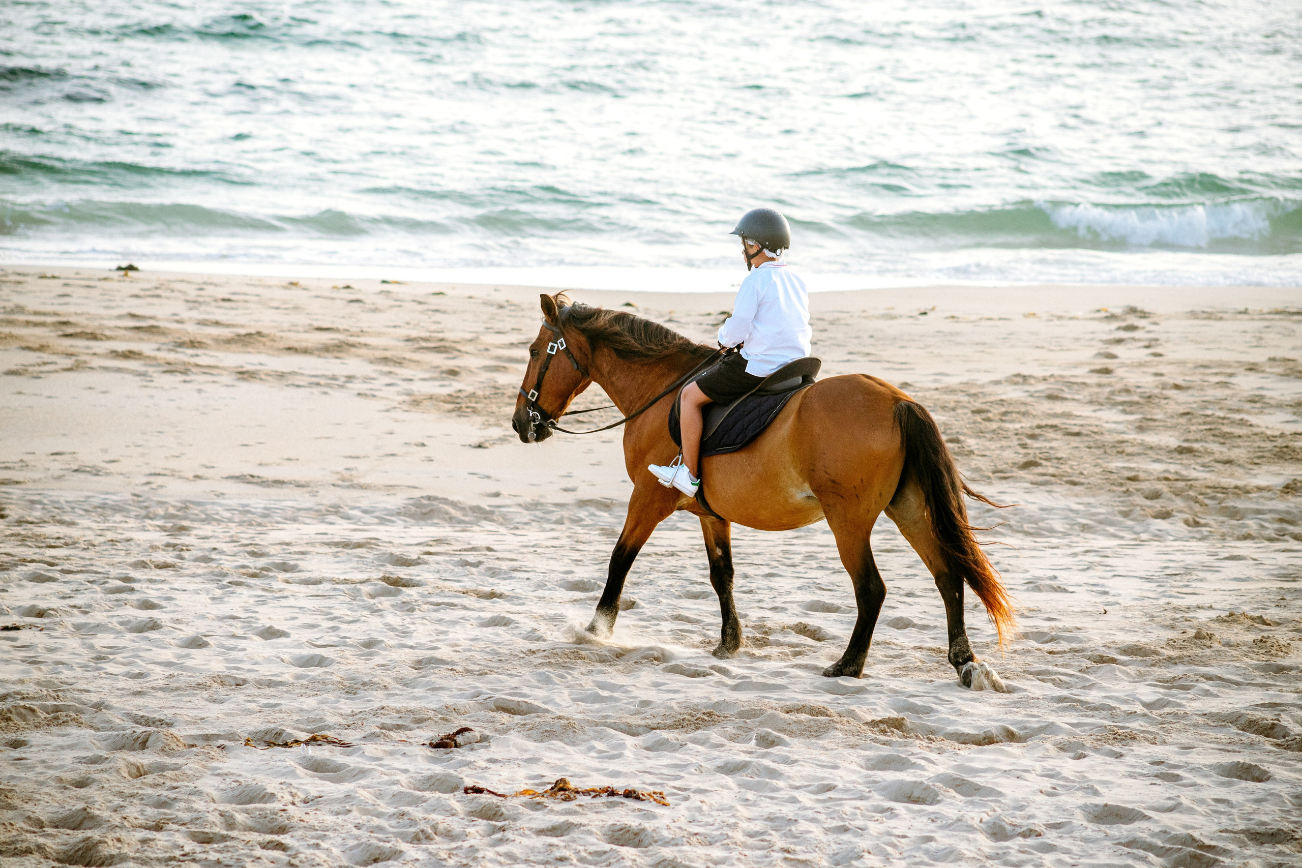 Marlene & Tiago com filhos. Passeios a Cavalo na Praia Peniche | Eco Salgados Agroturismo