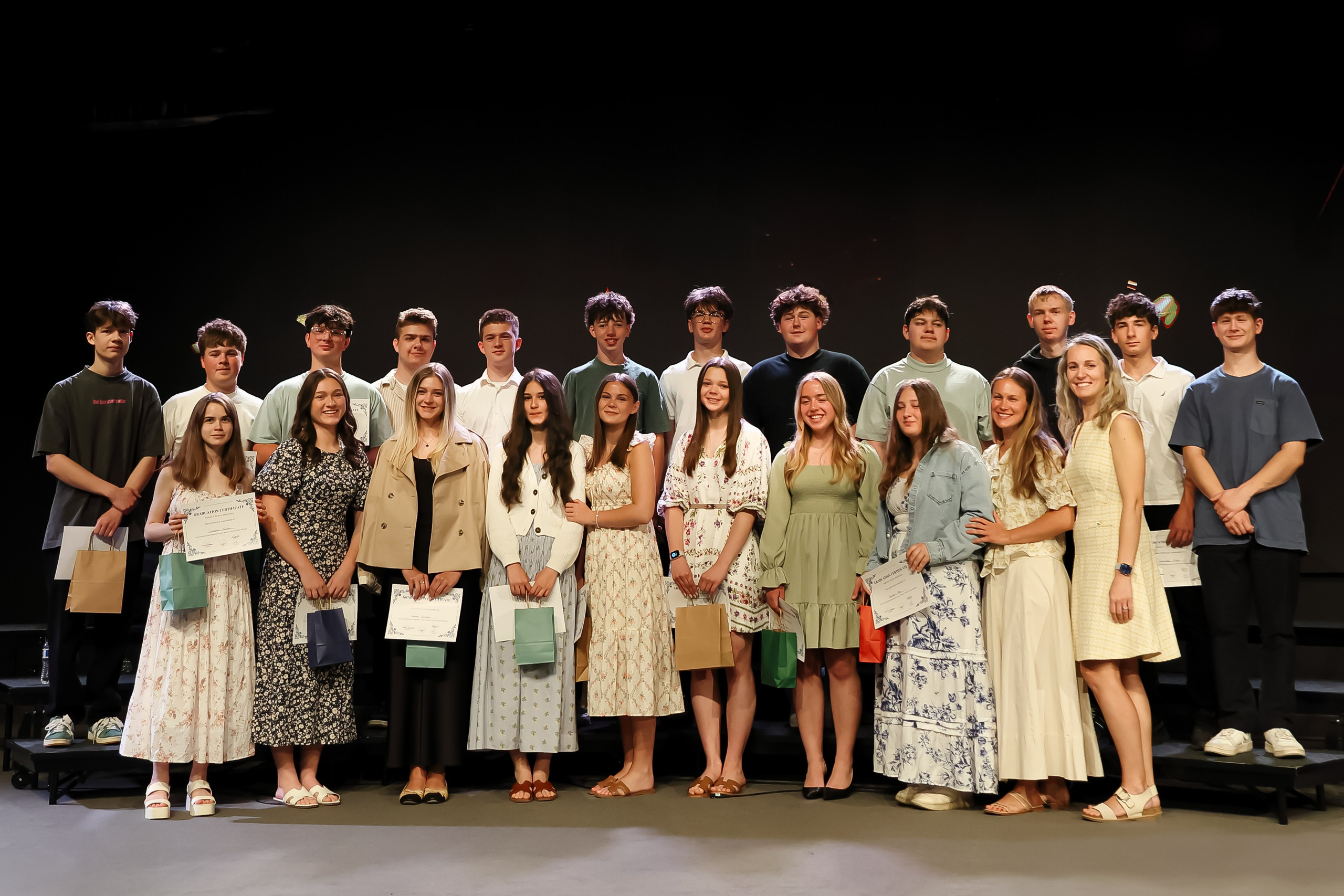 Graduates. Smirna Christian Church
