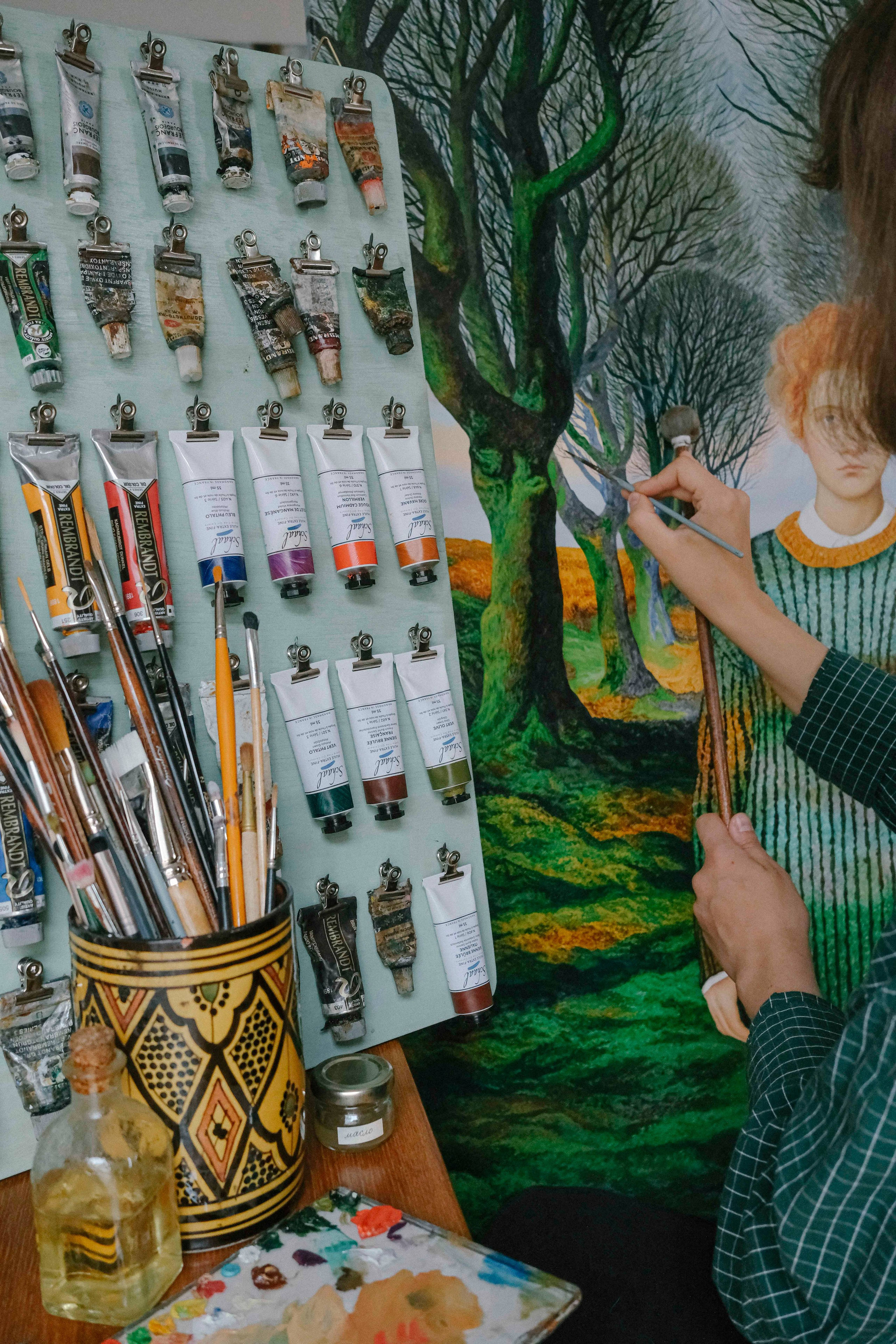 Collaboration with SCHAAL Handmade Artists Colors. ELEN BEZHEN