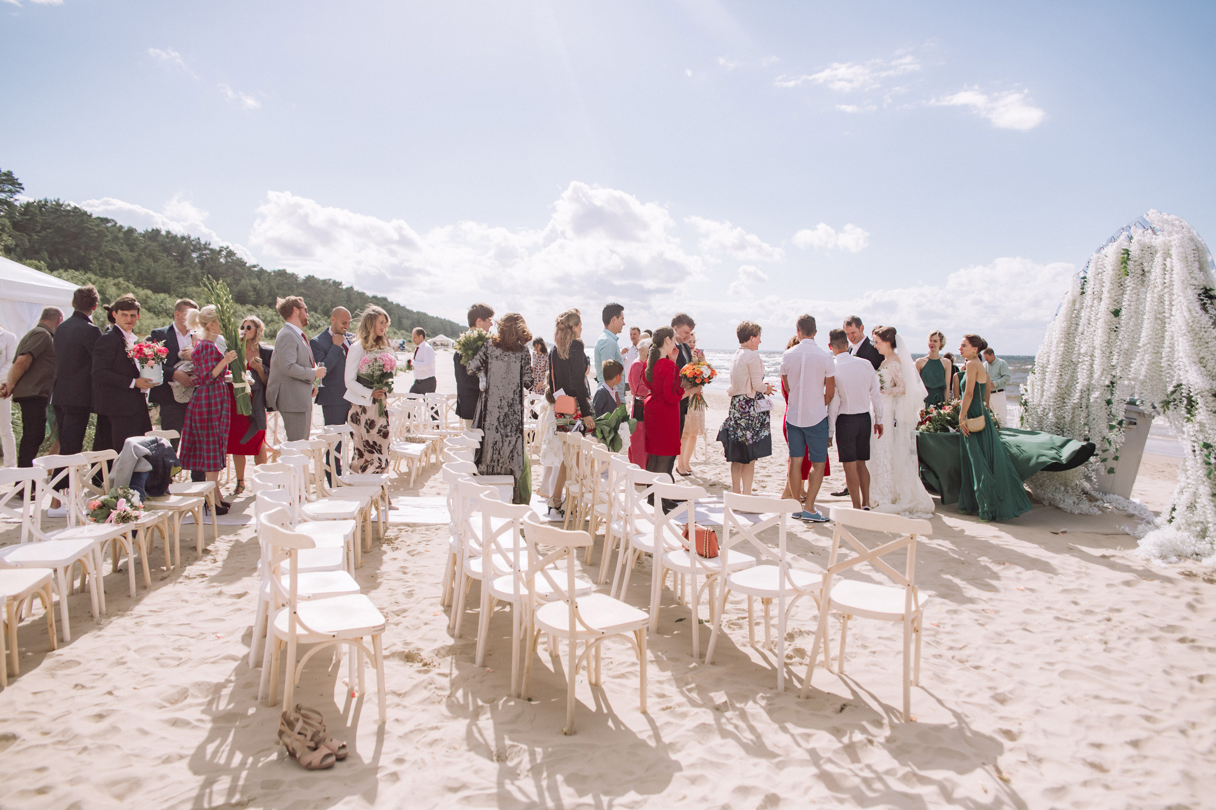 Wedding in Jurmala. Wedding and portrait photographer in Poland Vitali Frozen