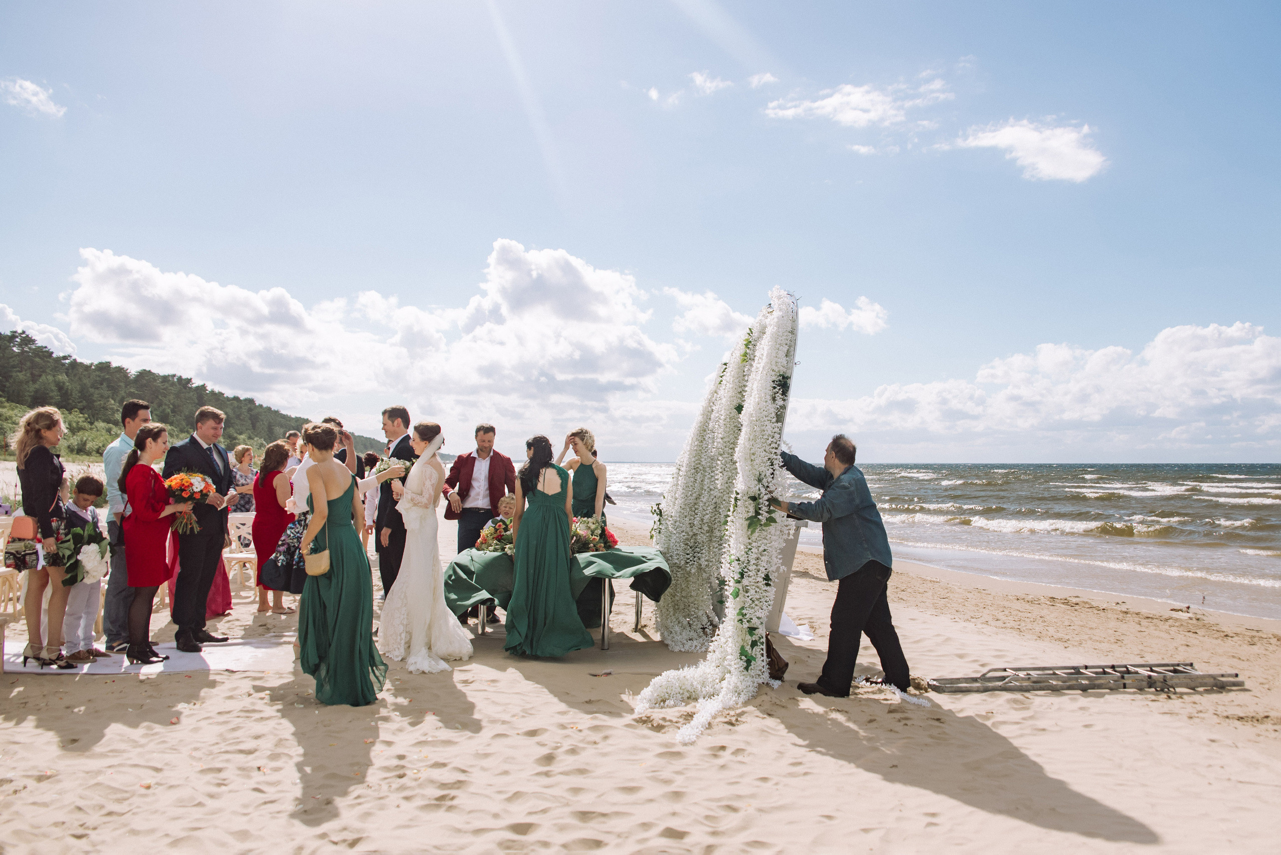 Wedding in Jurmala. Wedding and portrait photographer in Poland Vitali Frozen