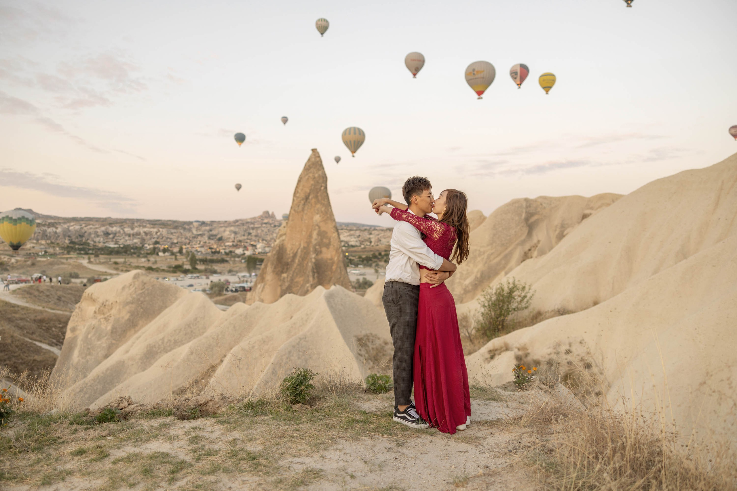 Couple photo shoot in Cappadocia. Julia Ganch I Fashion Wedding Photography I Cappadocia Turkey