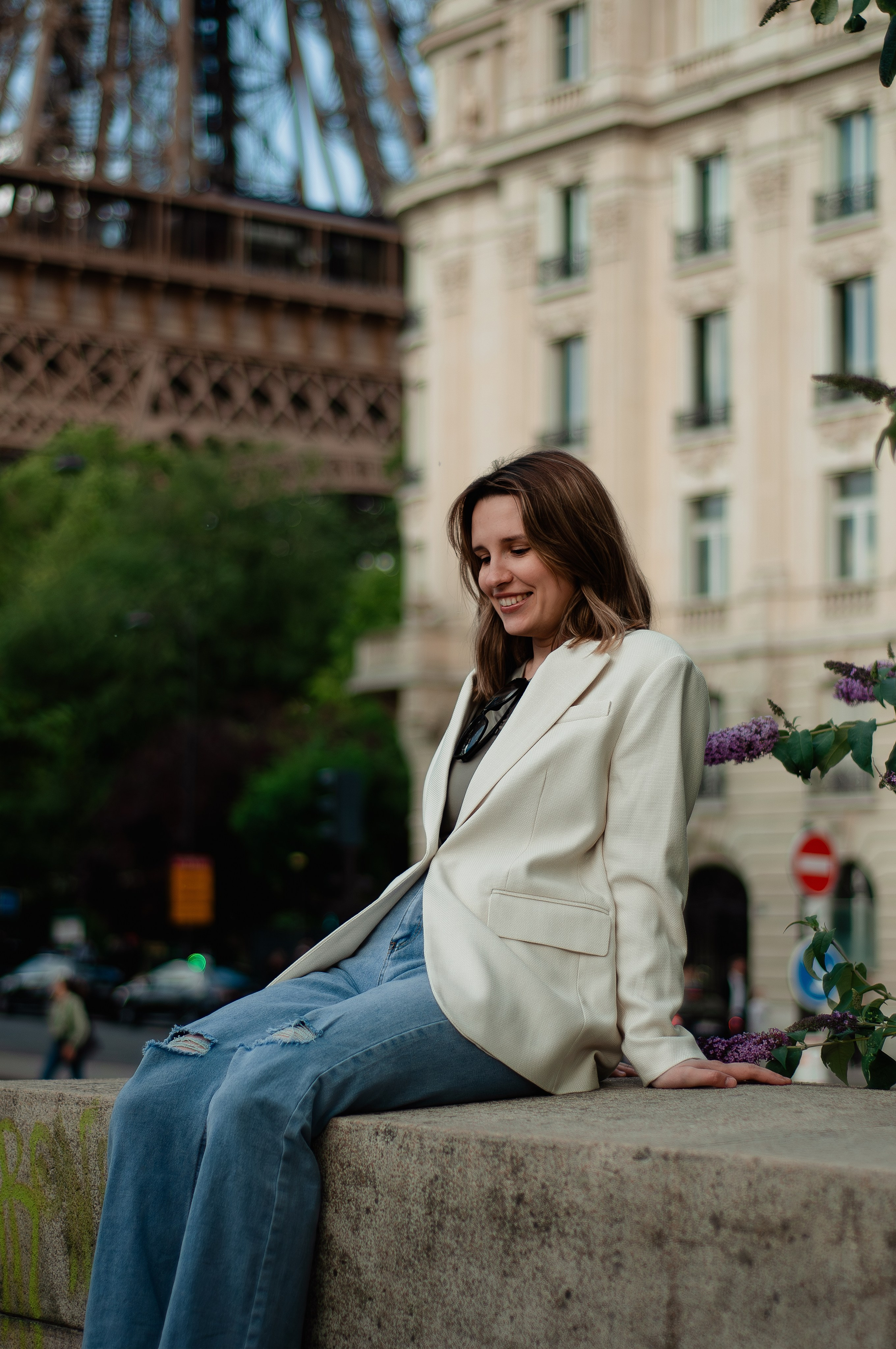 Evening photoshoot in Paris. Paris photographer — Polina Osipova