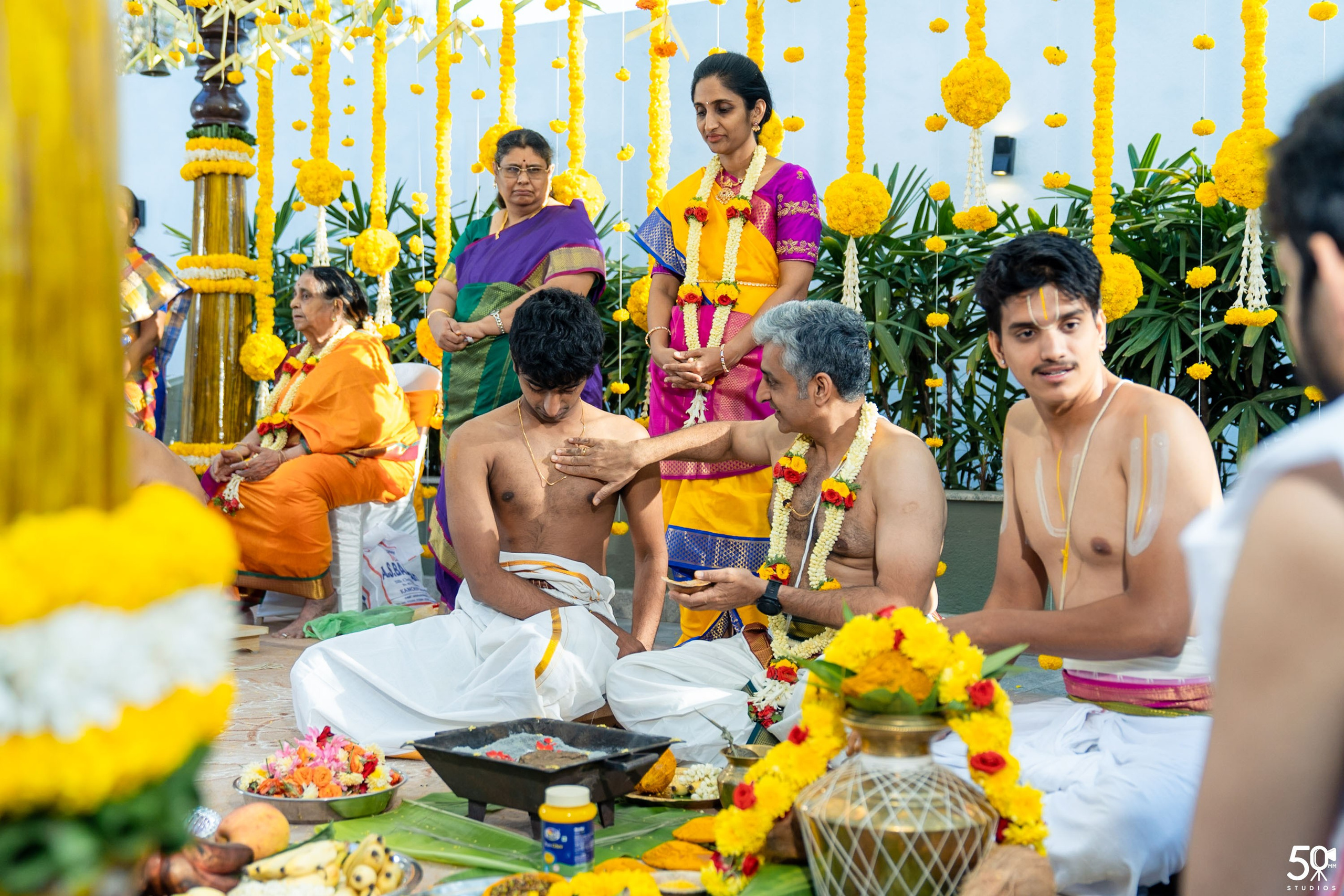 SANJAY AND SAKETH UPANAYANA. 50mm STUDIOS