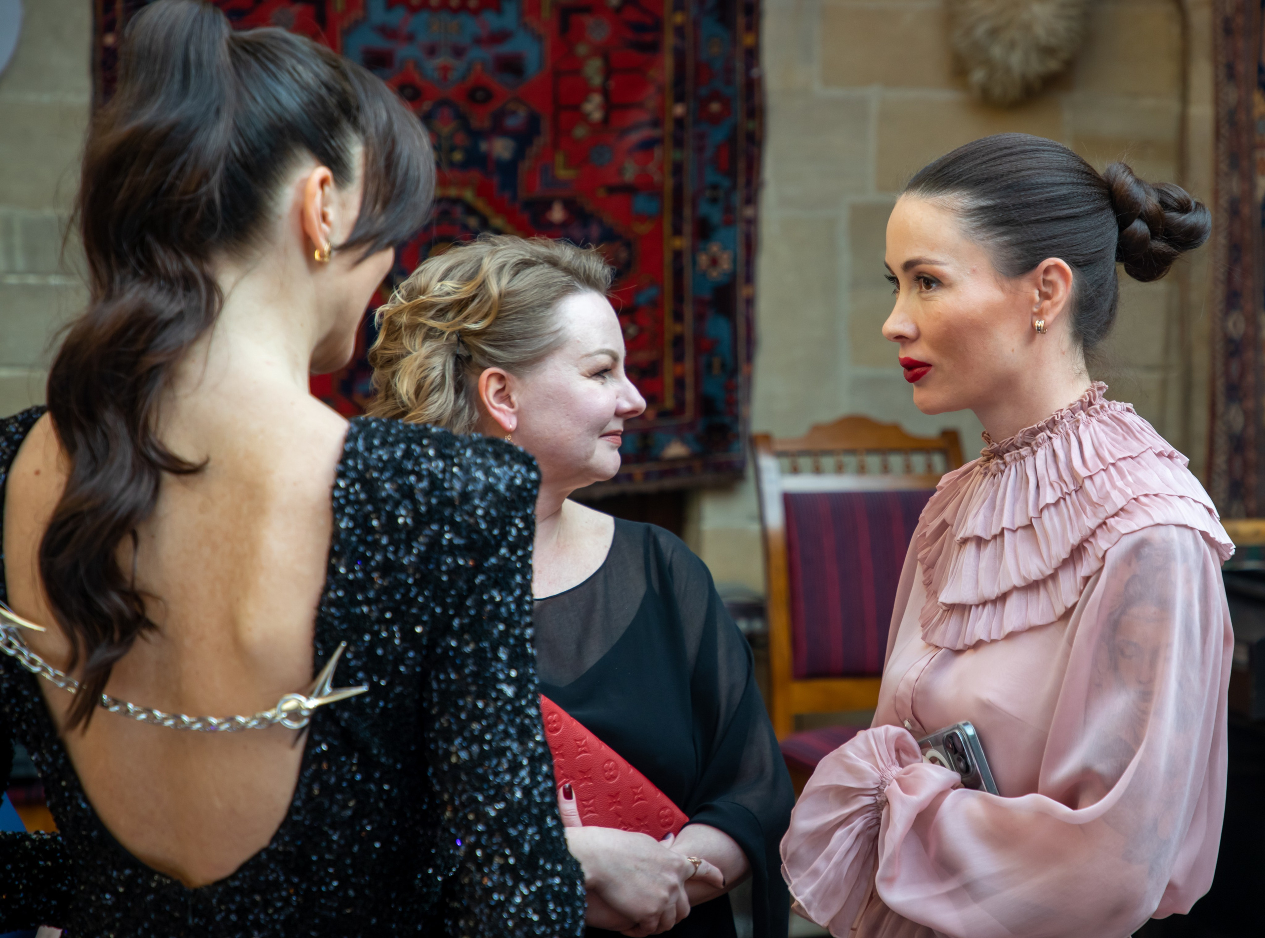 Gala-Dinner with the French Countess, the main etiquette expert Marie de Tilly. Baku Photographer