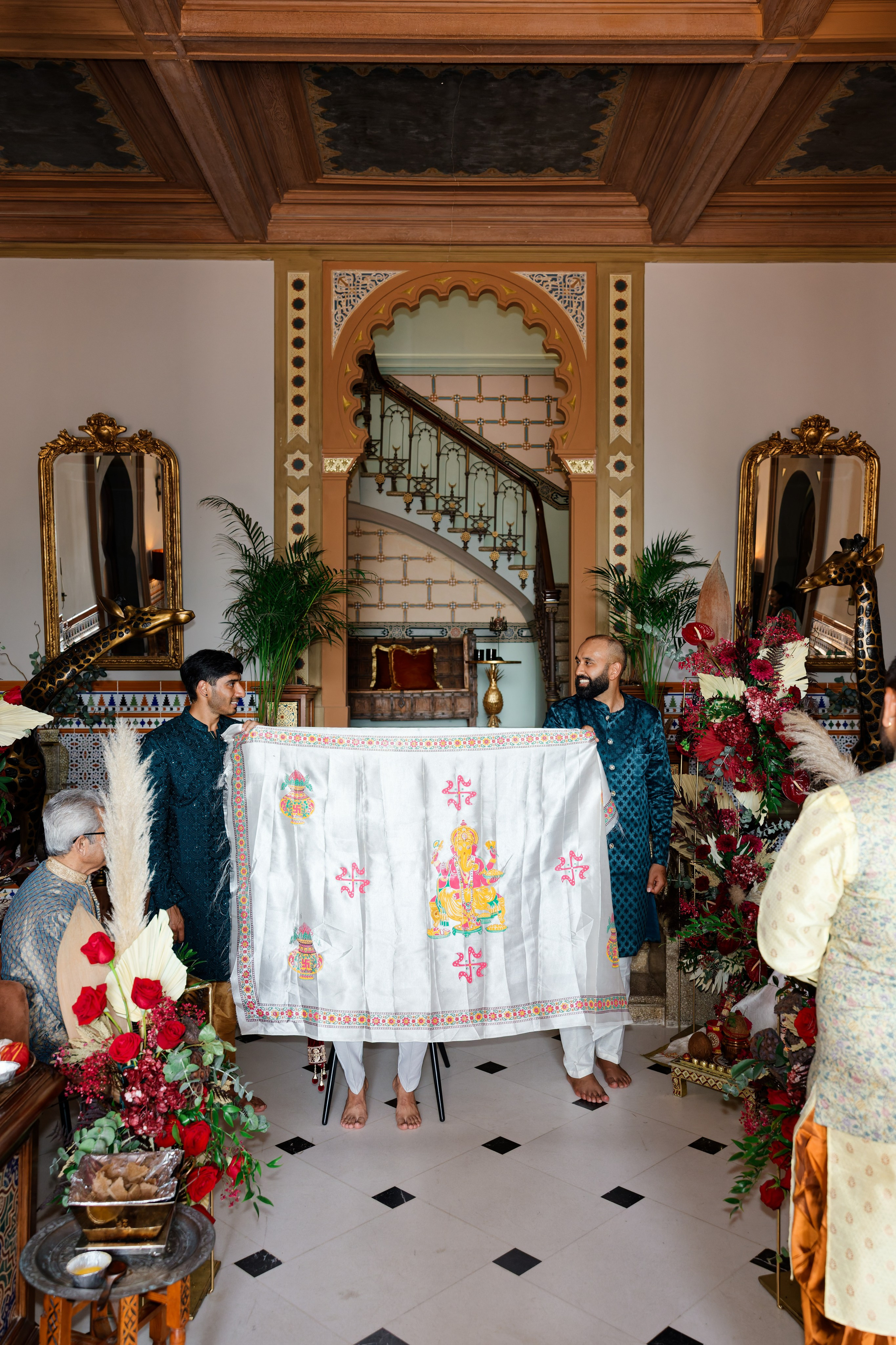 Indian wedding at Gran Villa Rosa, Barcelona