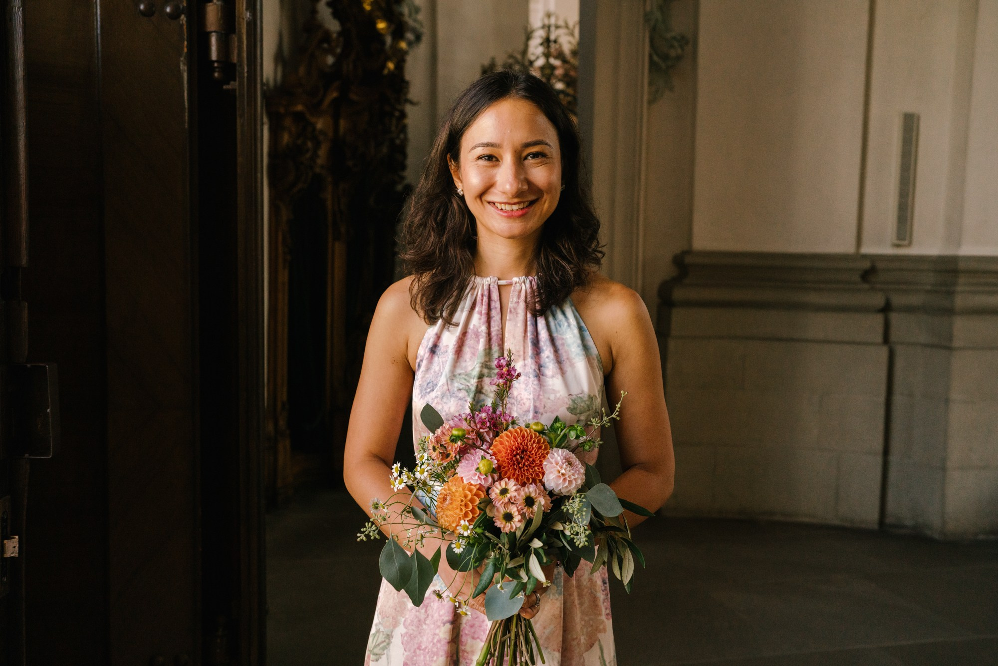 Wedding ceremony in St Gallen Cathedral by photographer in Switzerland. Inna Zaytseva Photography | Photographer in Munich | Content Creation