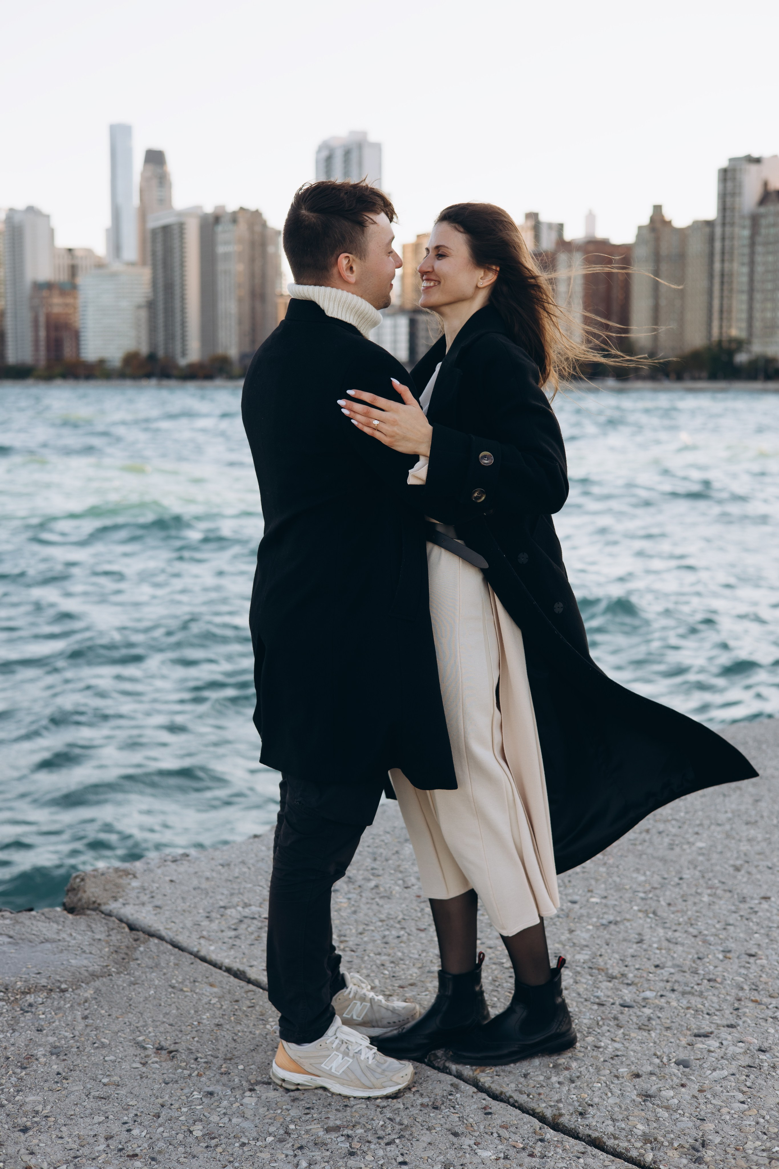 North Lake Shore Proposal — Chicago Photographer — Margarita Chudinova