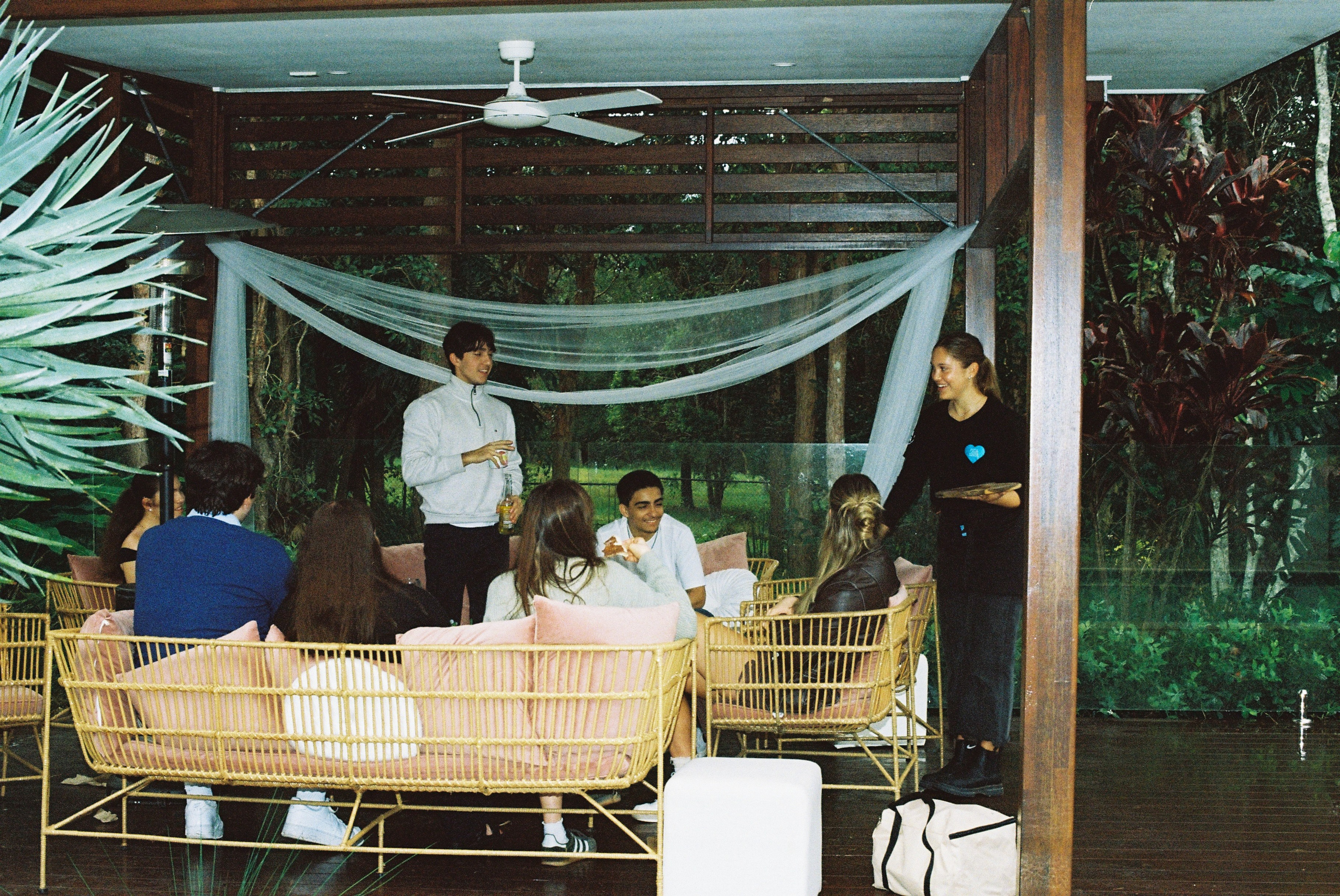 Engagement Party. Film portrait photographer