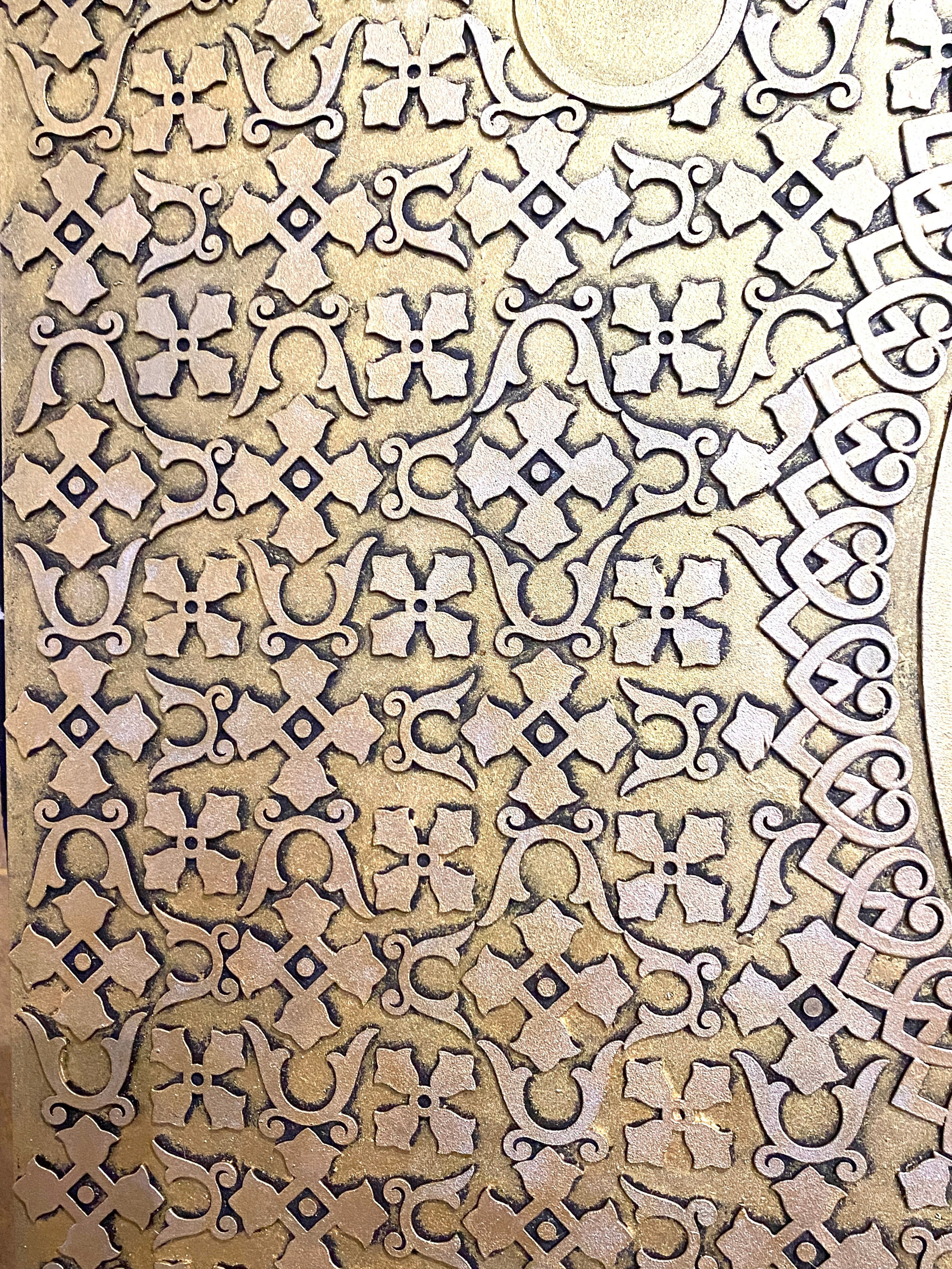 Оклад для иконы (Риза). Скульптор кузнец Мария Тарлецкая