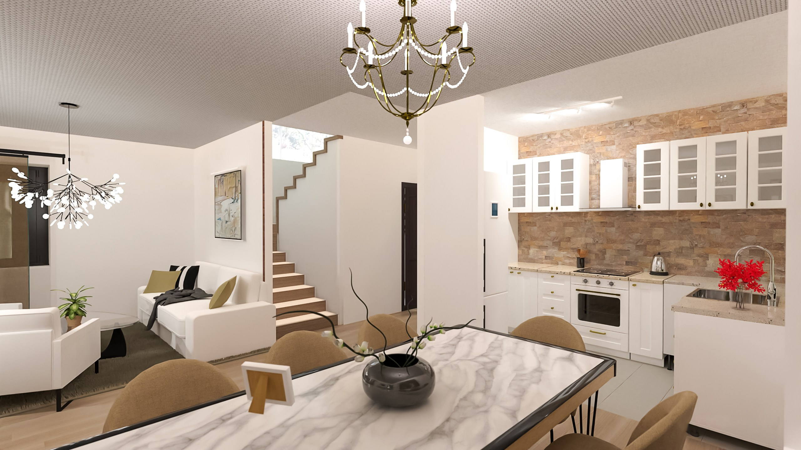 Namoar buto vizualizacija, planas 2D ir 3D. Elina Sapiega fotografė Vilniuje