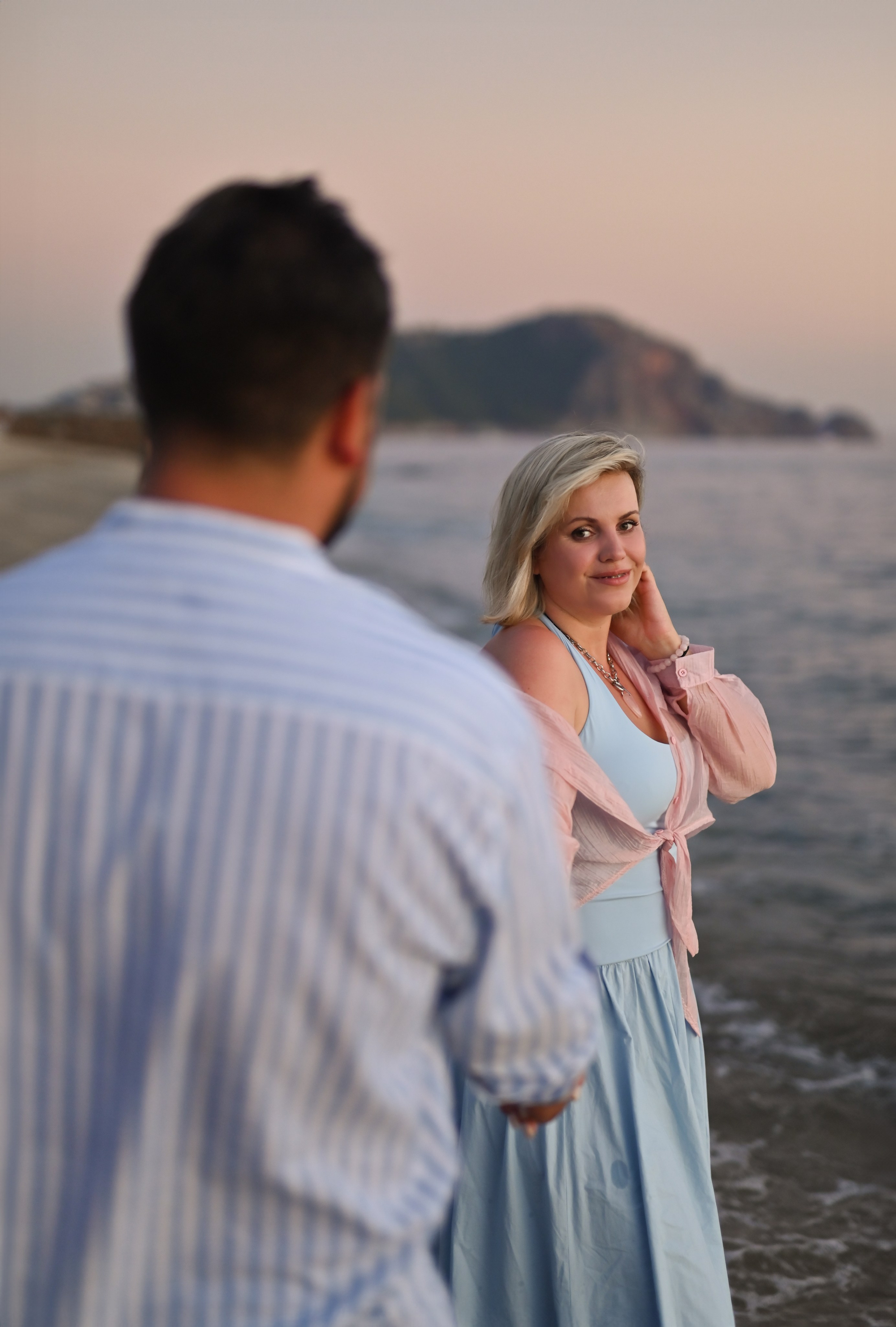 Love story на пляже Клеопатра. Photographer in Alanya, Side, Manavgat. Türkiye