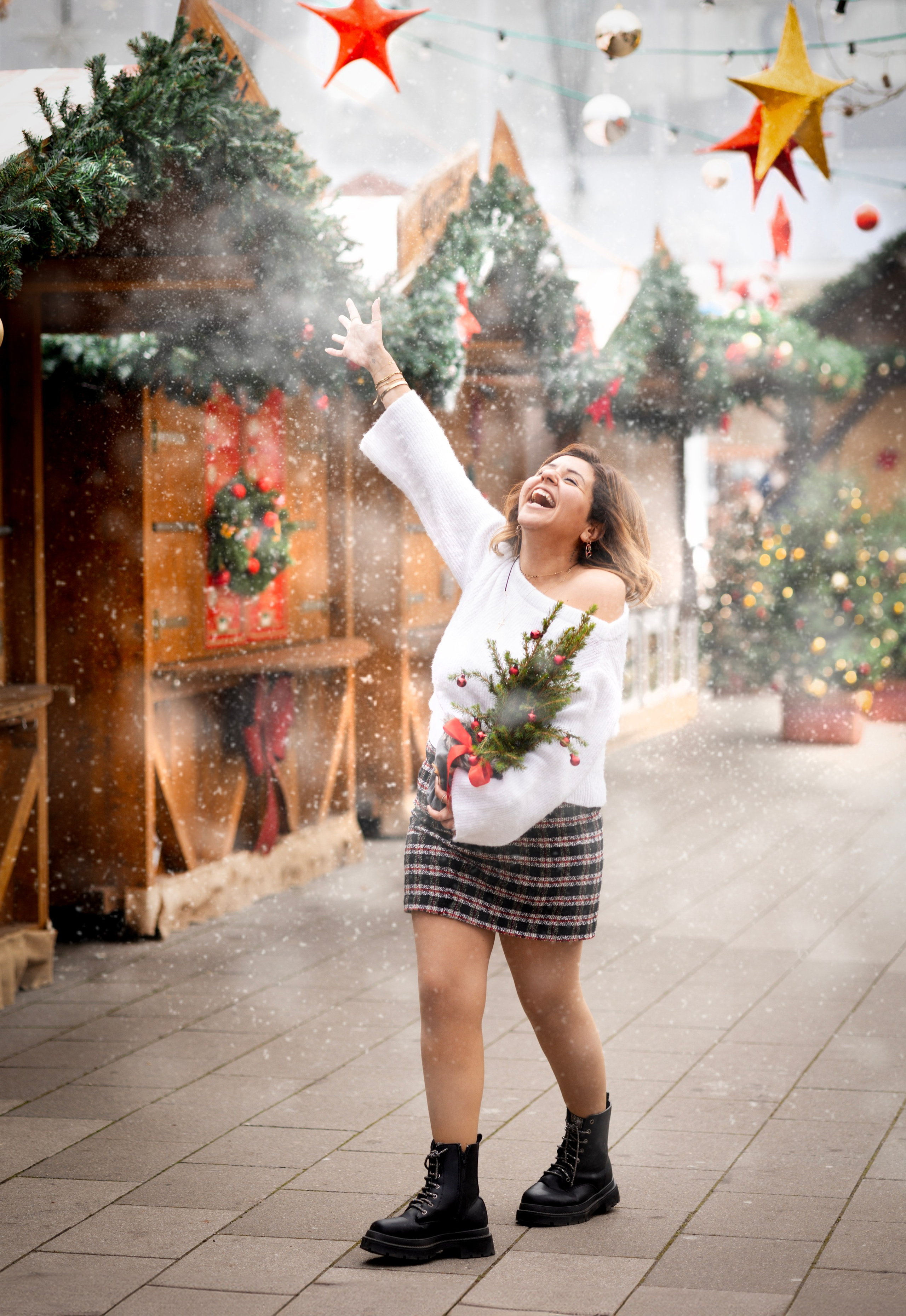 Sandra and Christmas. Photographer in Munich