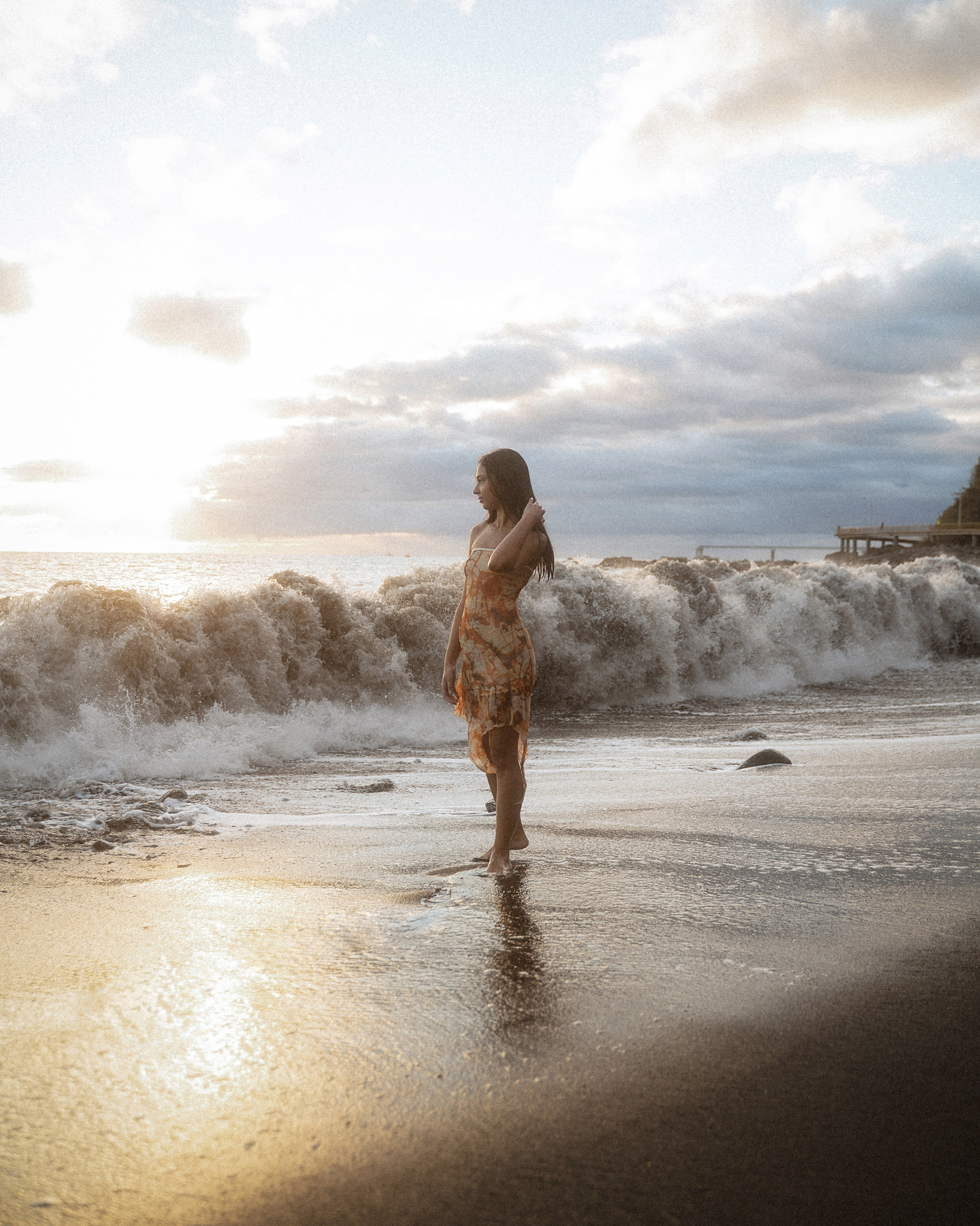 Sunset Portraits with Gabriella | Formosa Beach, Madeira Photography. Your photographer in Madeira