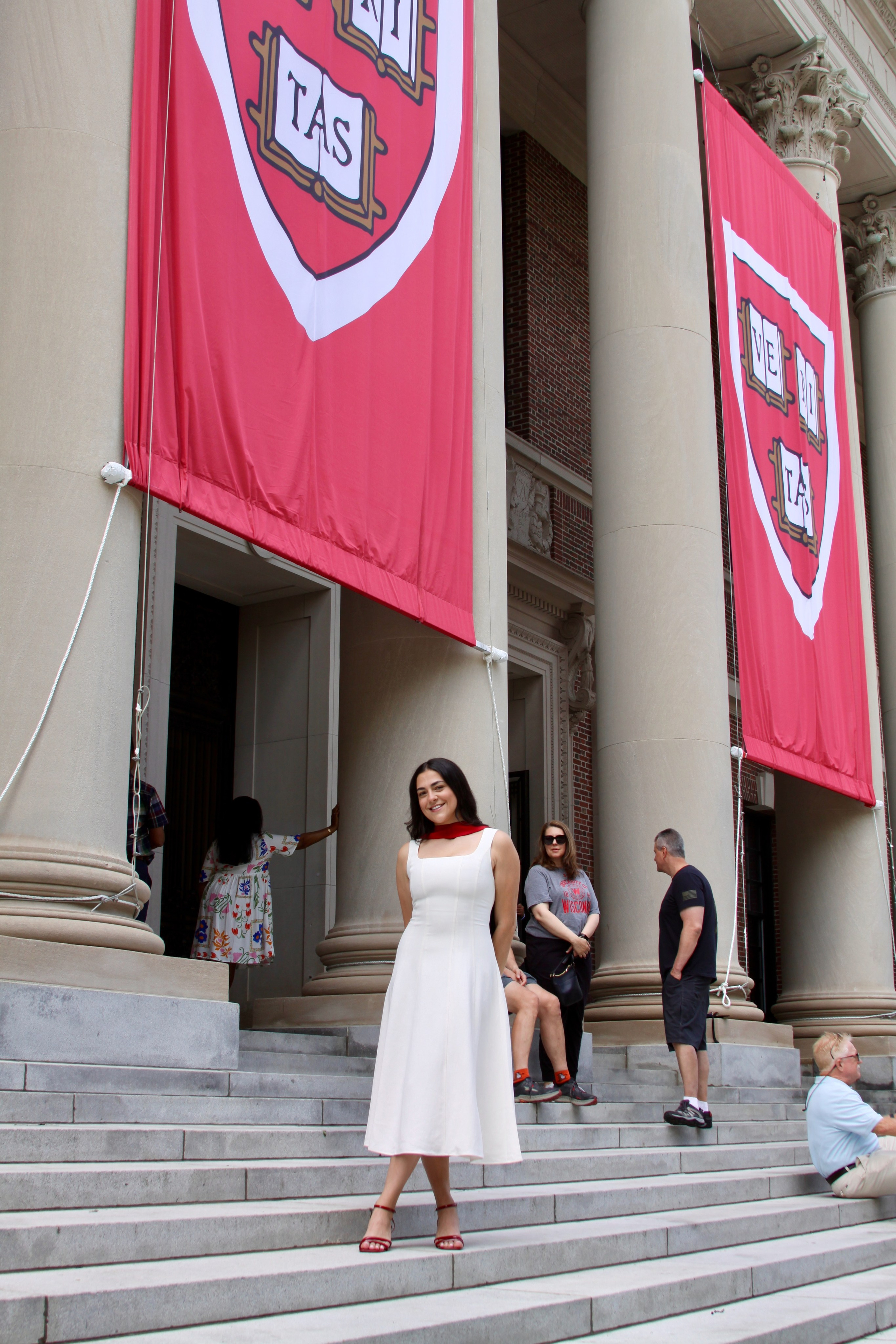 Masters graduation with Talia (group shoot). Kelly Sang, graduation and portrait photographer in Boston