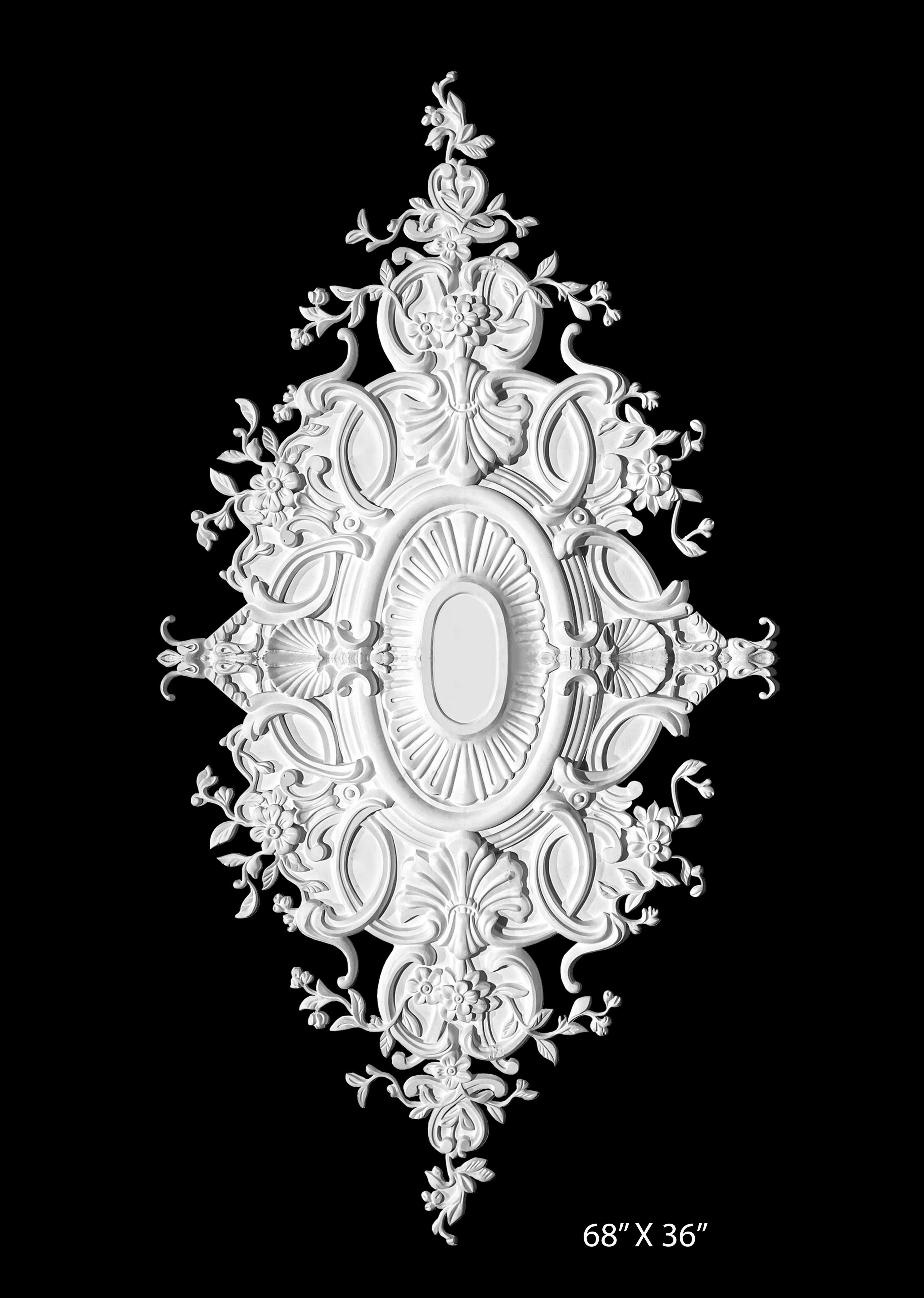 Medallions. Plaster molding