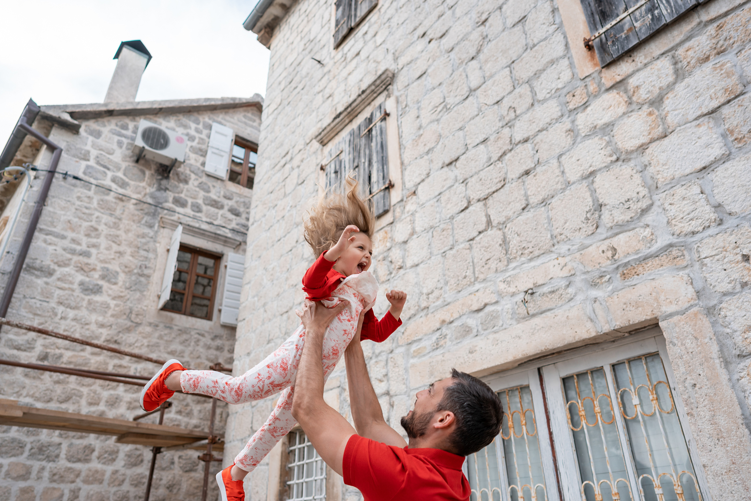 Familienfoto, Wandern in Perast