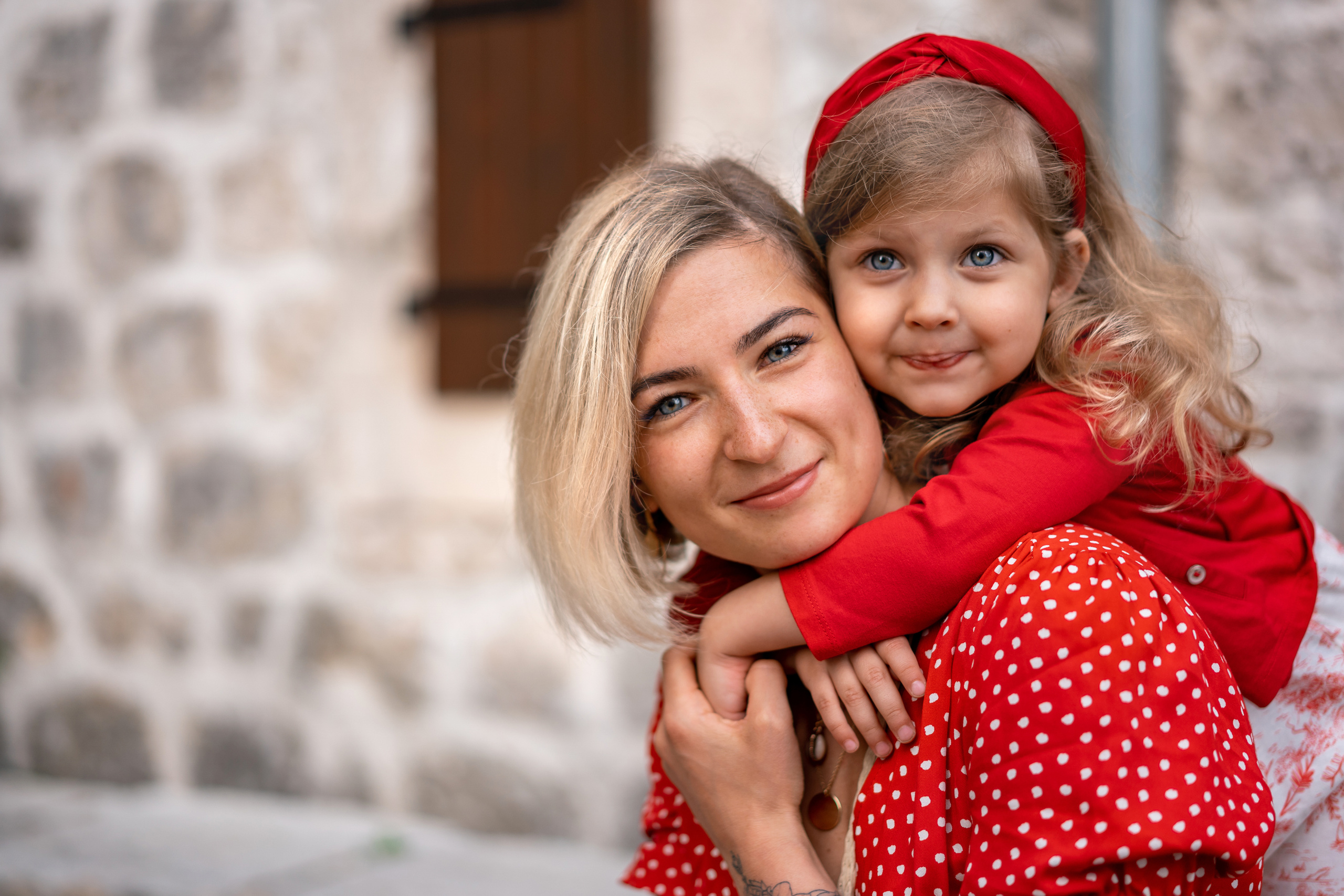 Familienfoto, Wandern in Perast
